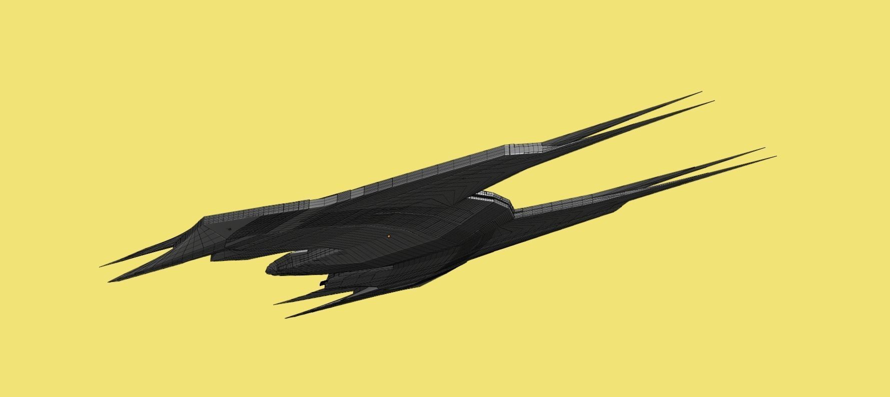 Raider Spaceship 3D model_38