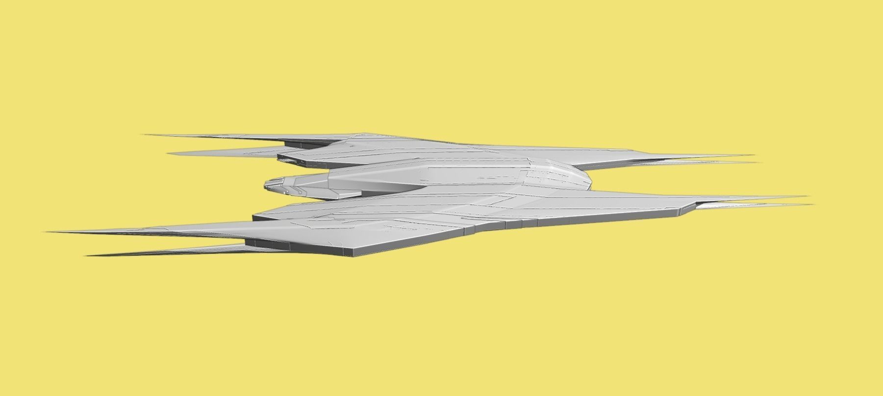 Raider Spaceship 3D model_34