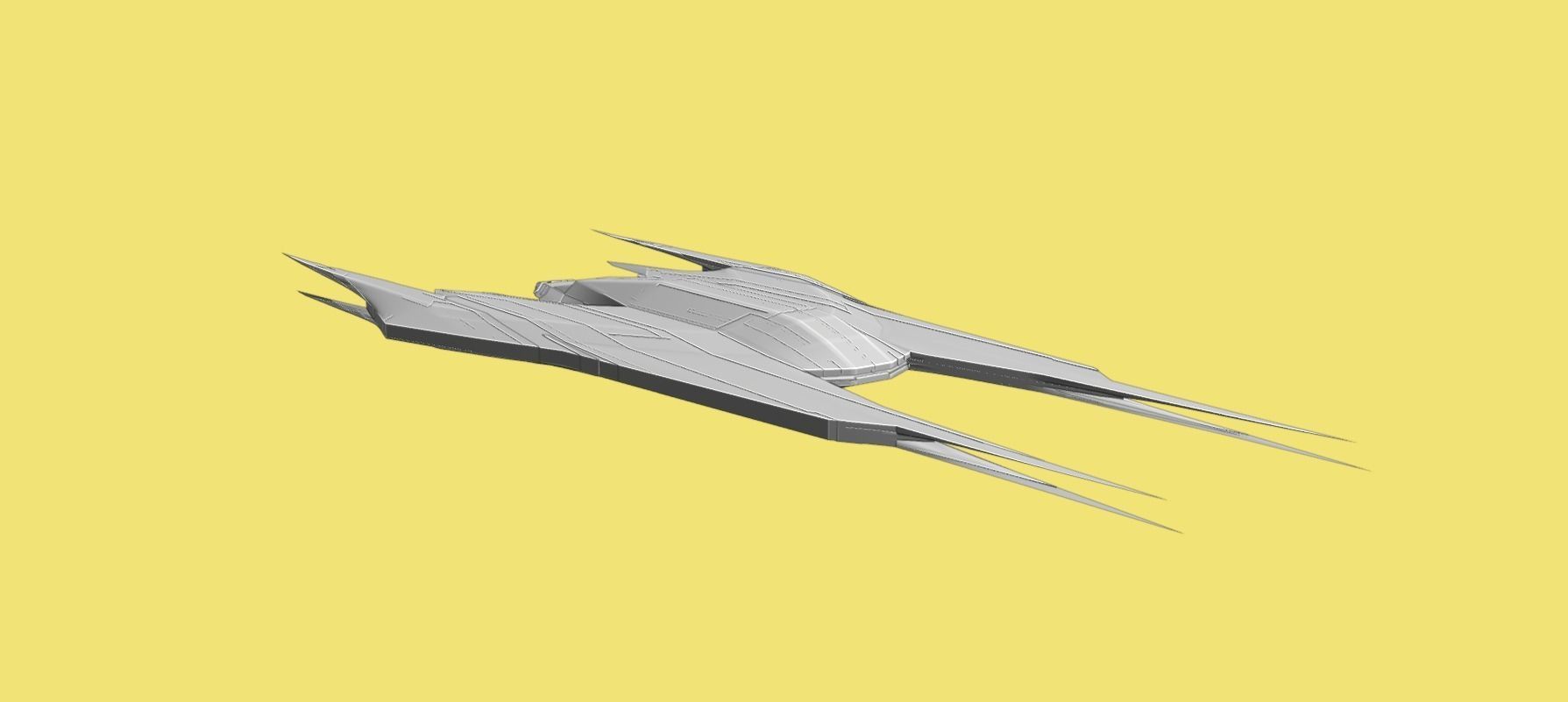 Raider Spaceship 3D model_31
