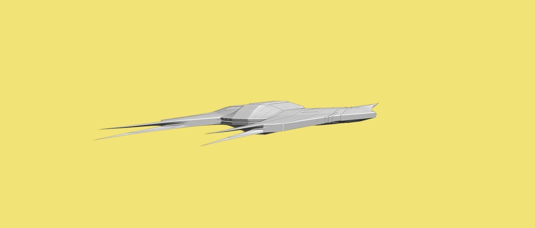 Raider Spaceship 3D model_30