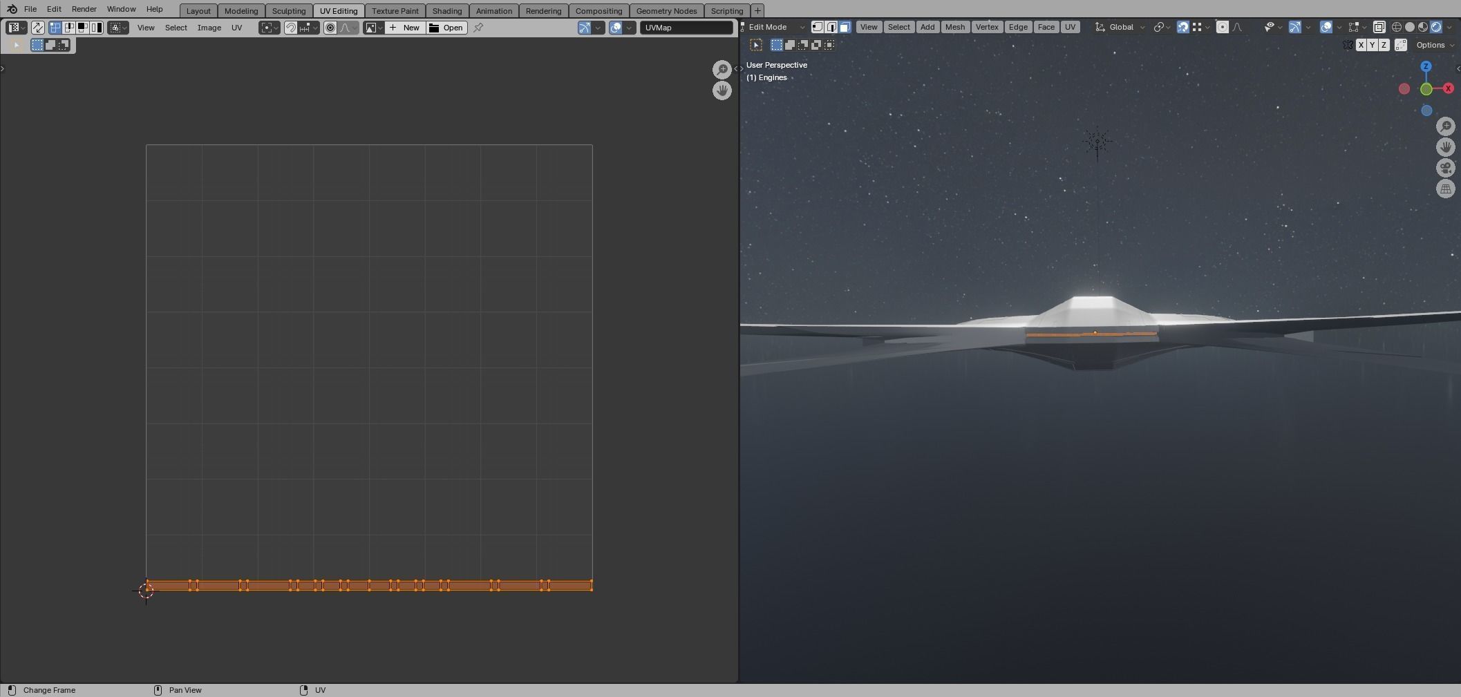 Raider Spaceship 3D model_45