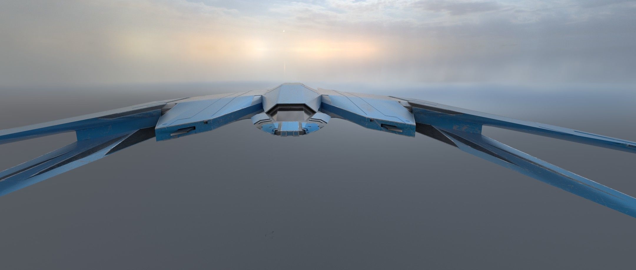 Raider Spaceship 3D model_2