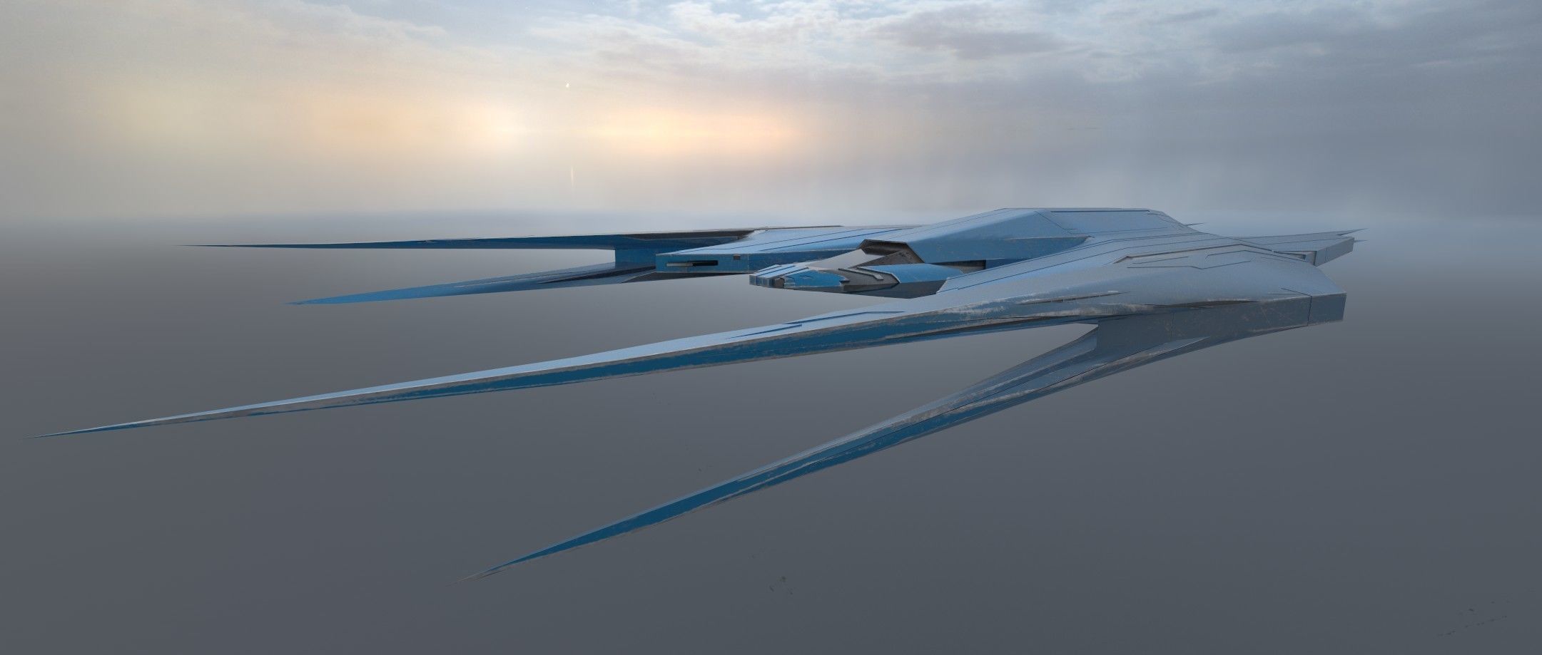 Raider Spaceship 3D model_8