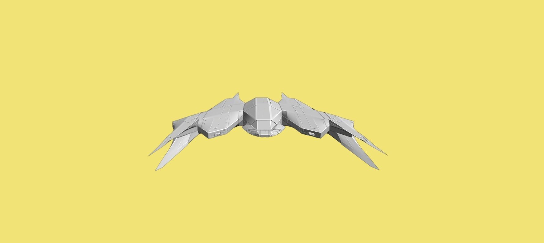 Raider Spaceship 3D model_32