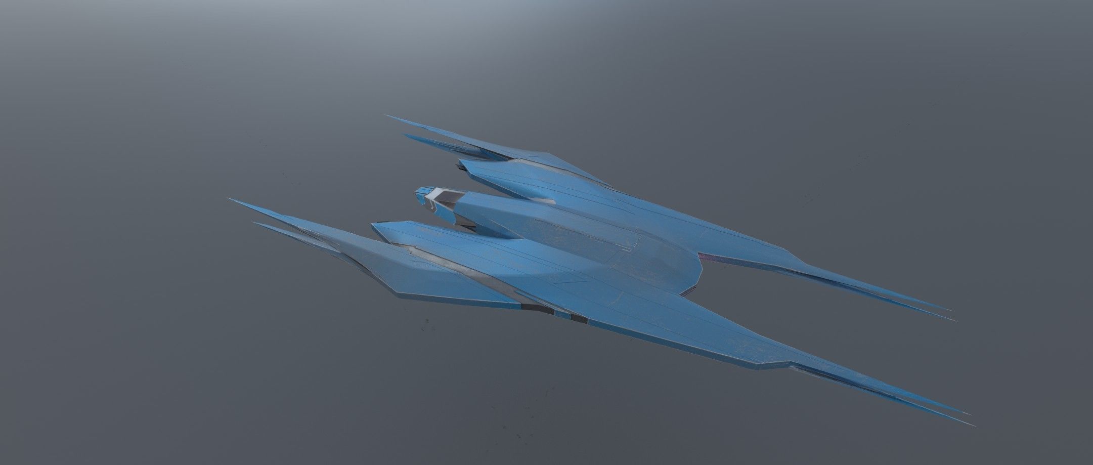 Raider Spaceship 3D model_16
