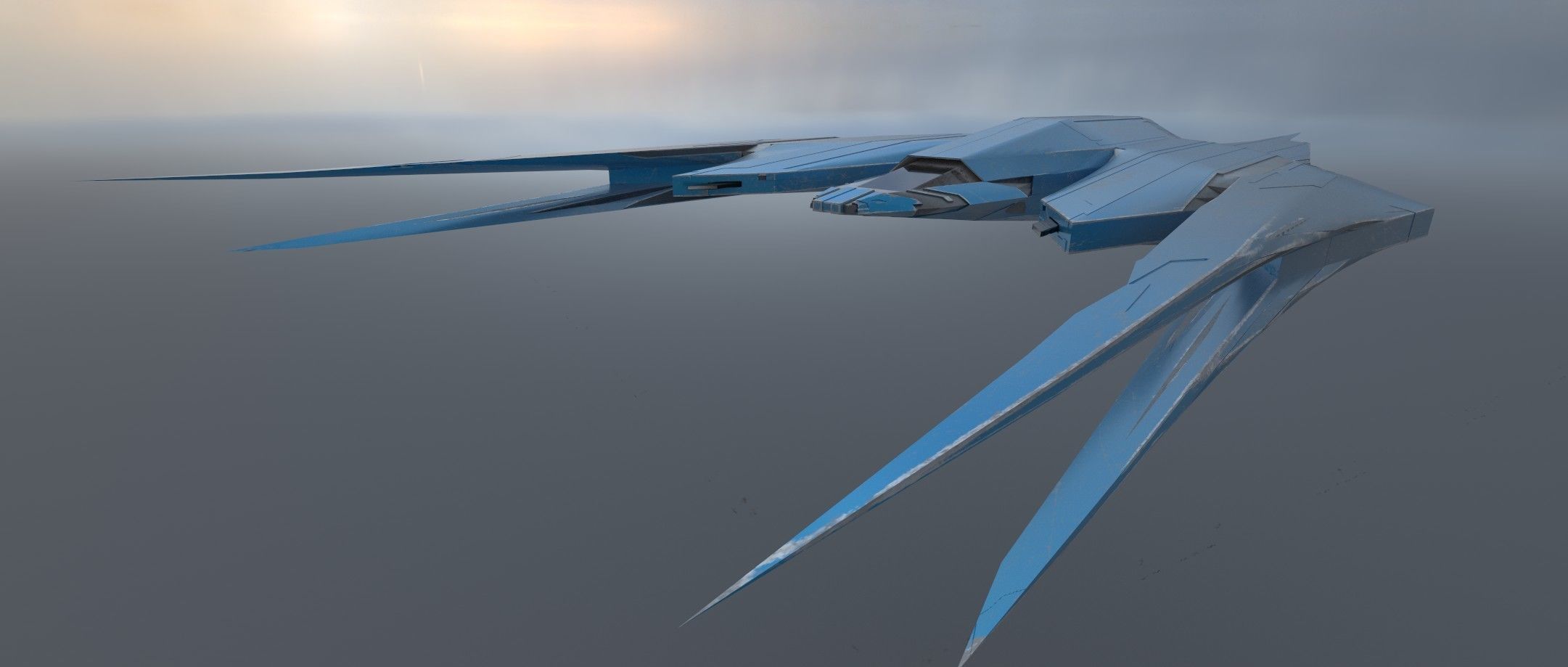 Raider Spaceship 3D model_10