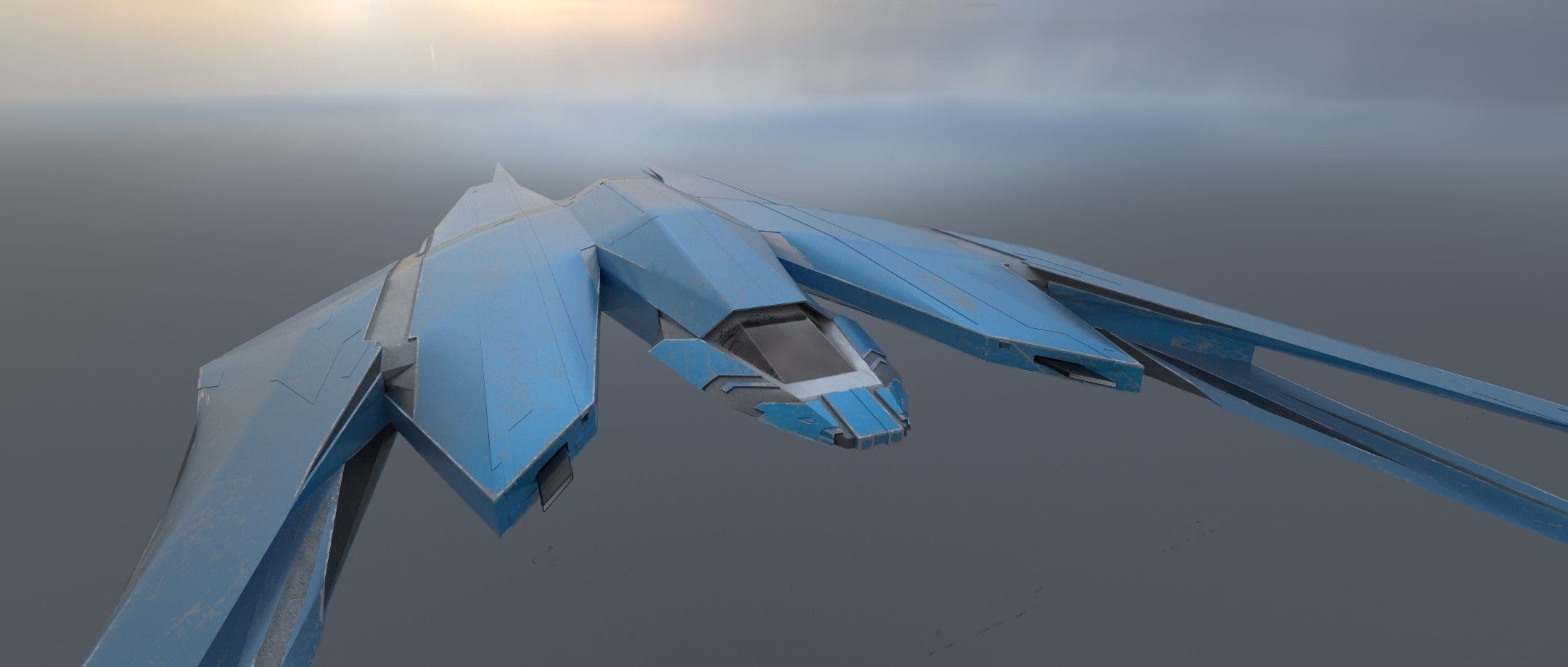 Raider Spaceship 3D model_5