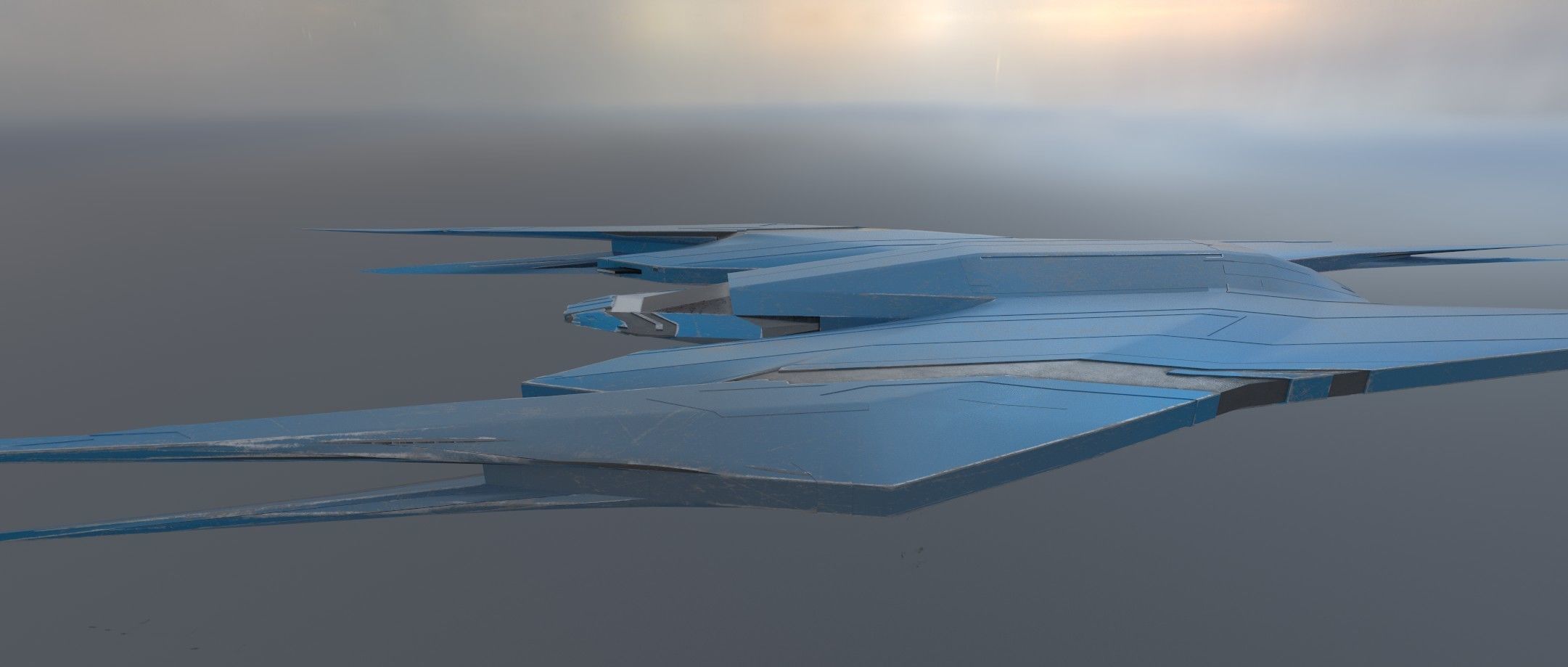 Raider Spaceship 3D model_7