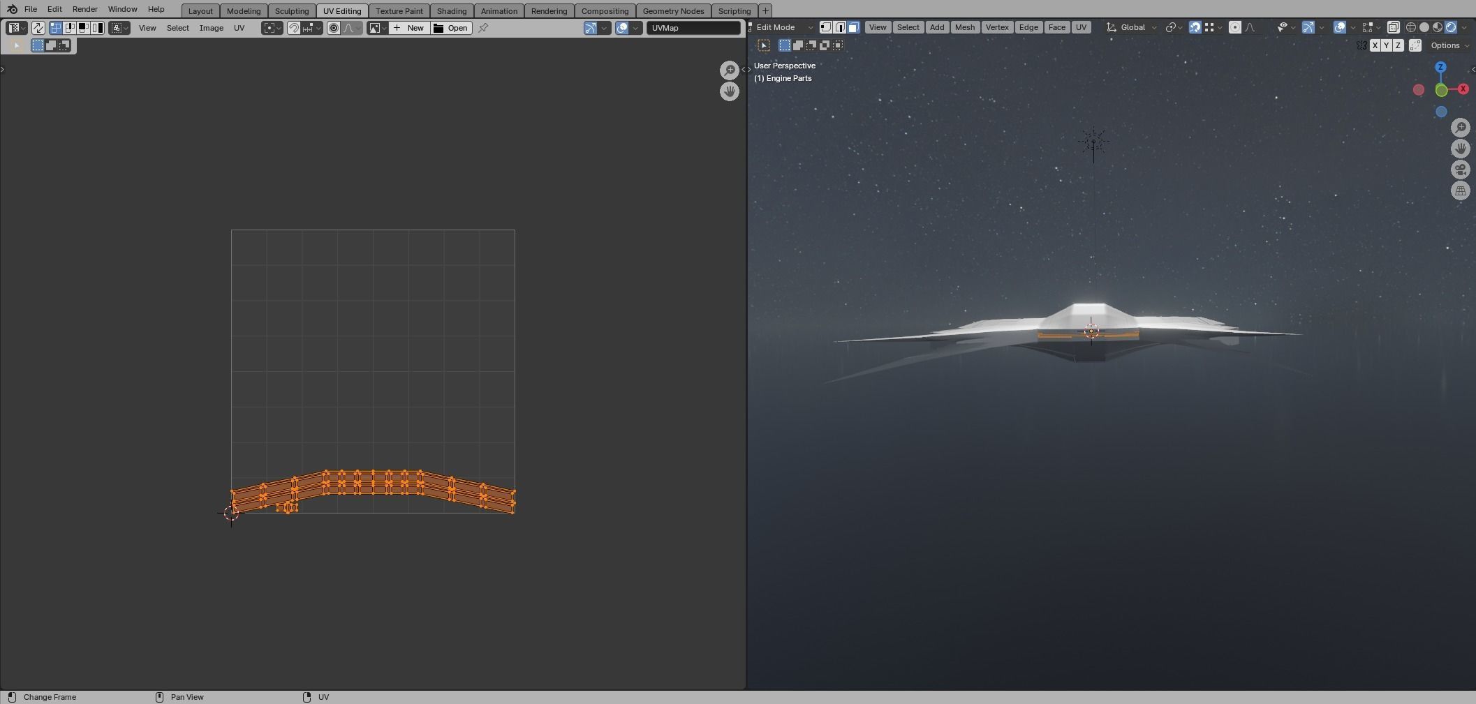 Raider Spaceship 3D model_42