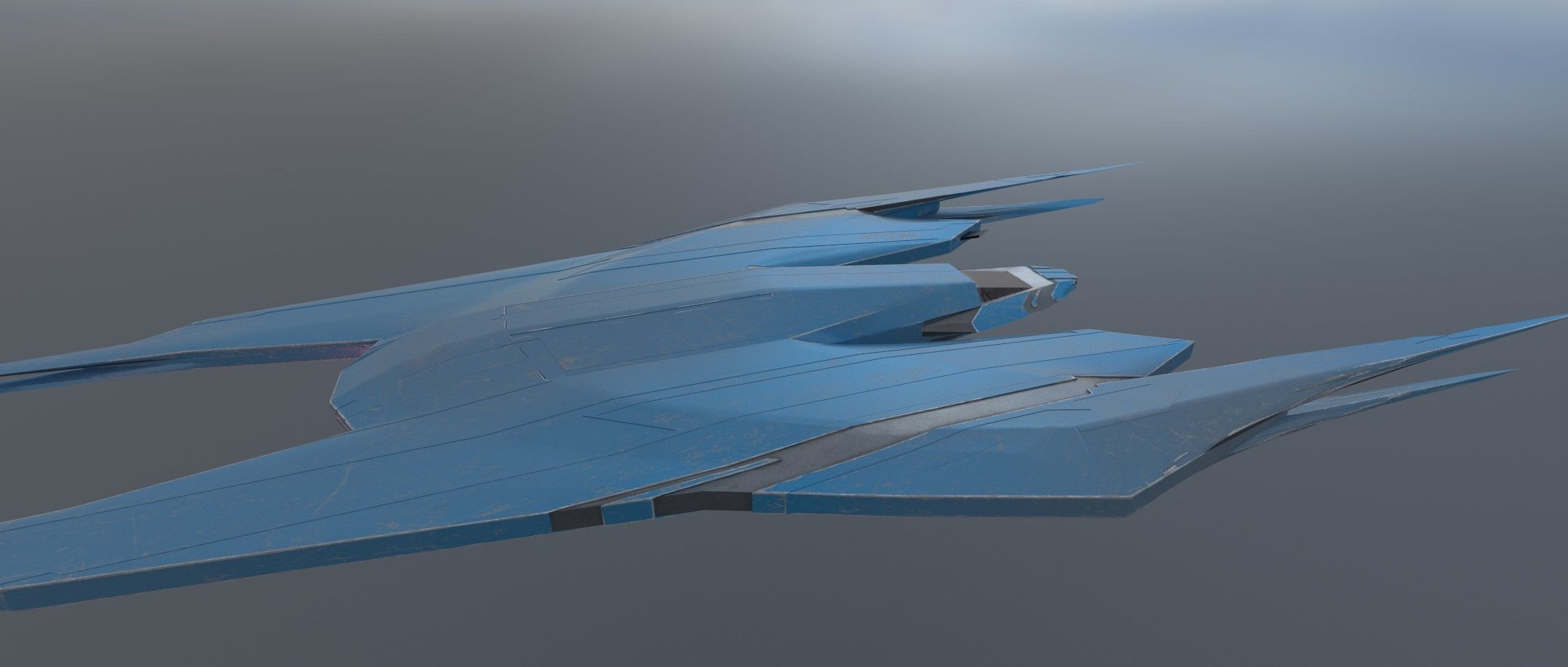 Raider Spaceship 3D model_3