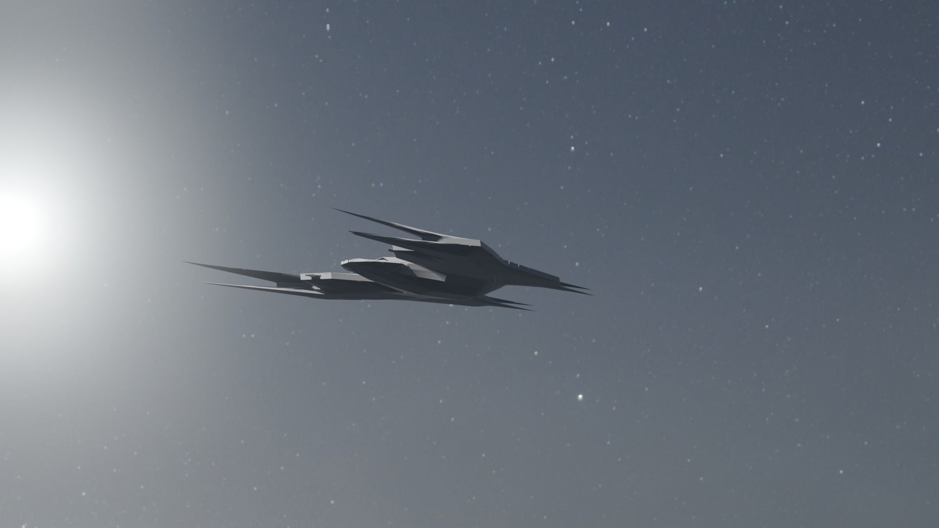 Raider Spaceship 3D model_23