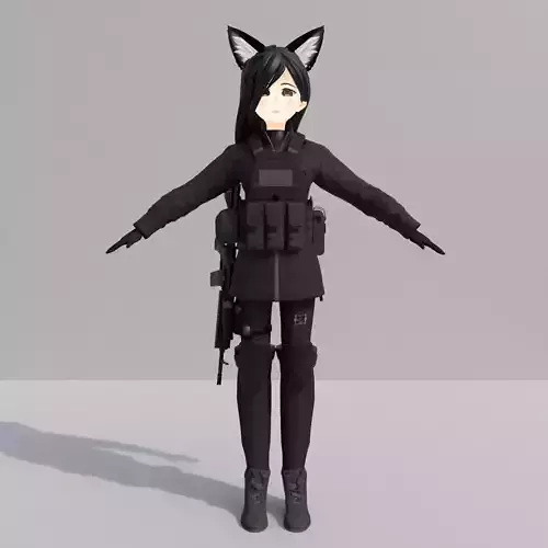 Anime Girl For VRchat 
