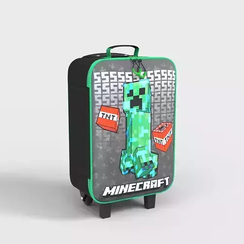 MINECRAFT CREEPER KID SUITCASE 3D model