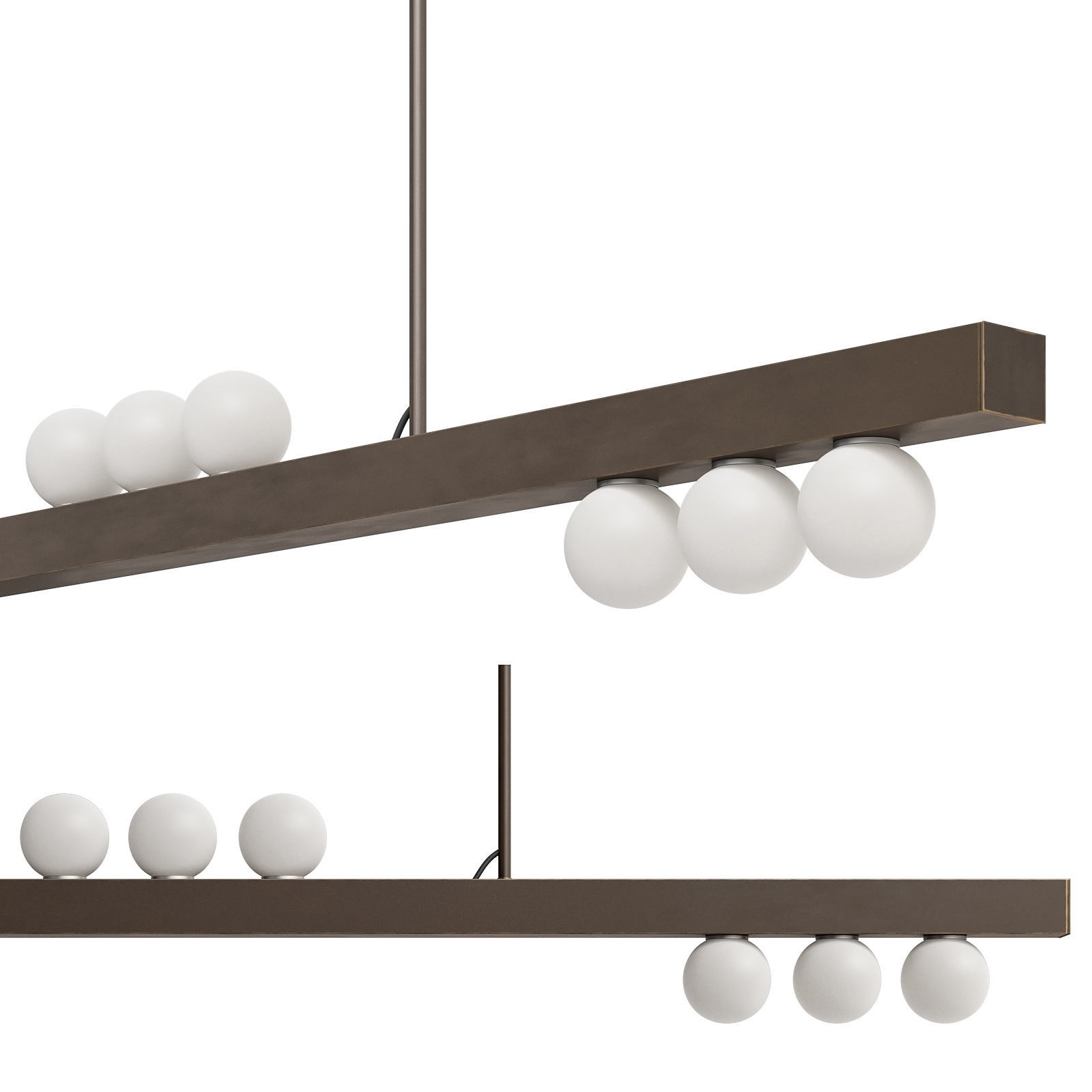 Stephane Parmentier pendant lamp Cointrin 3D model_4