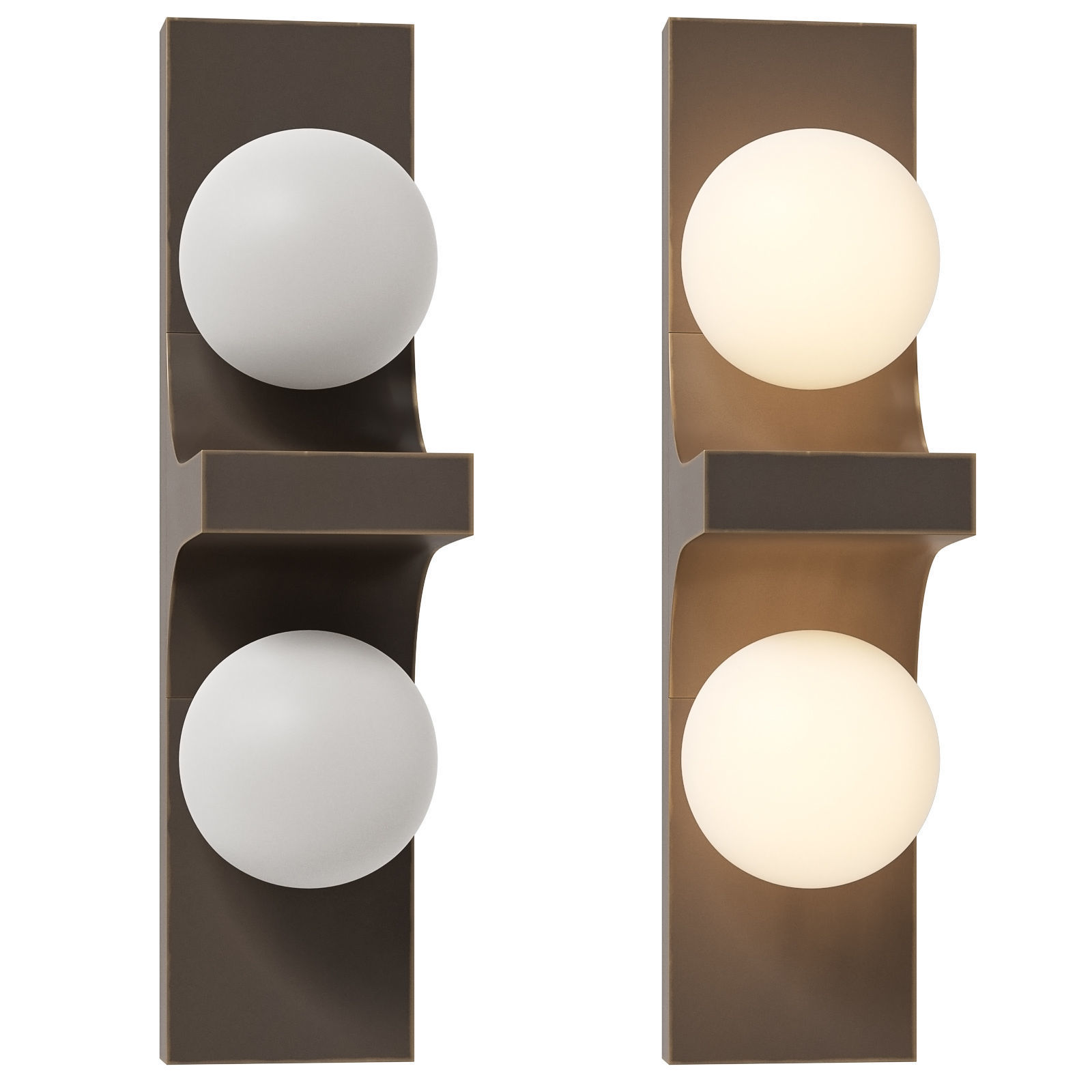 Stephane Parmentier Camino sconce 3D model_3