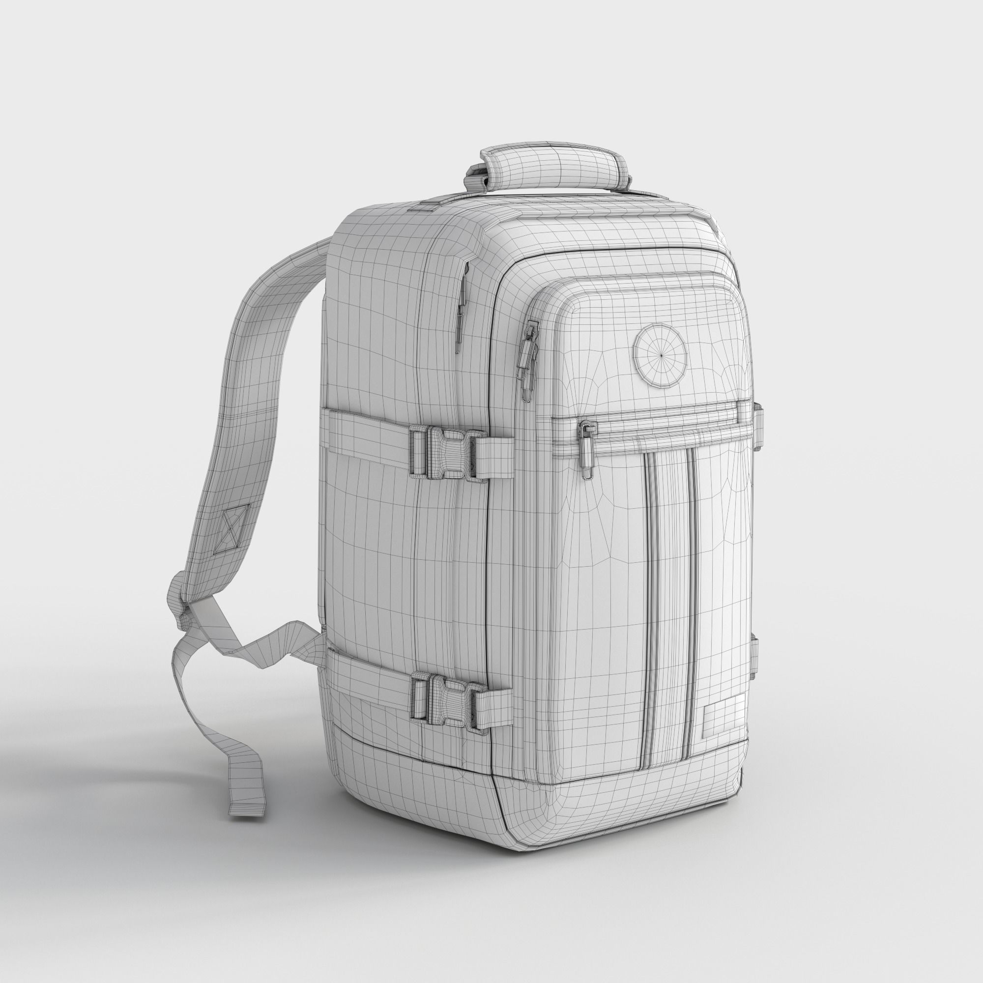 DECATHALON BACKPACK 3D model_6
