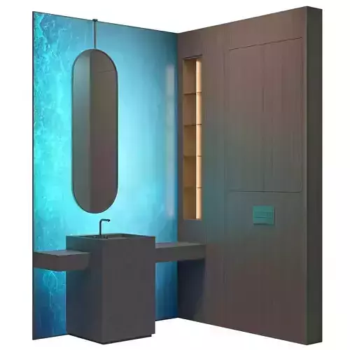 Bathroom furniture RJ Easy Design 01 3D model