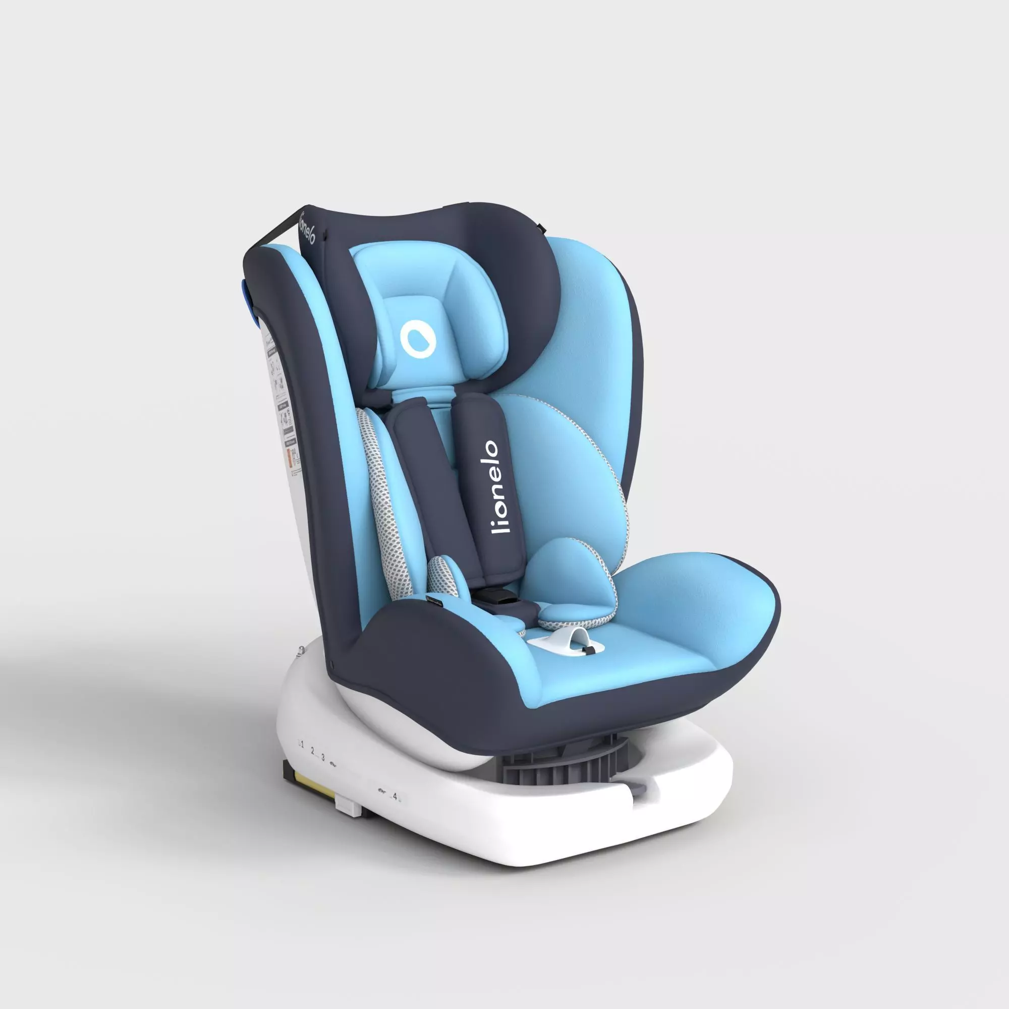 CHILD SAFETY CAR SEAT 3D model_0