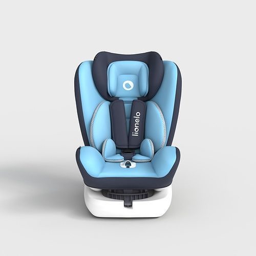 CHILD SAFETY CAR SEAT 3D model 2