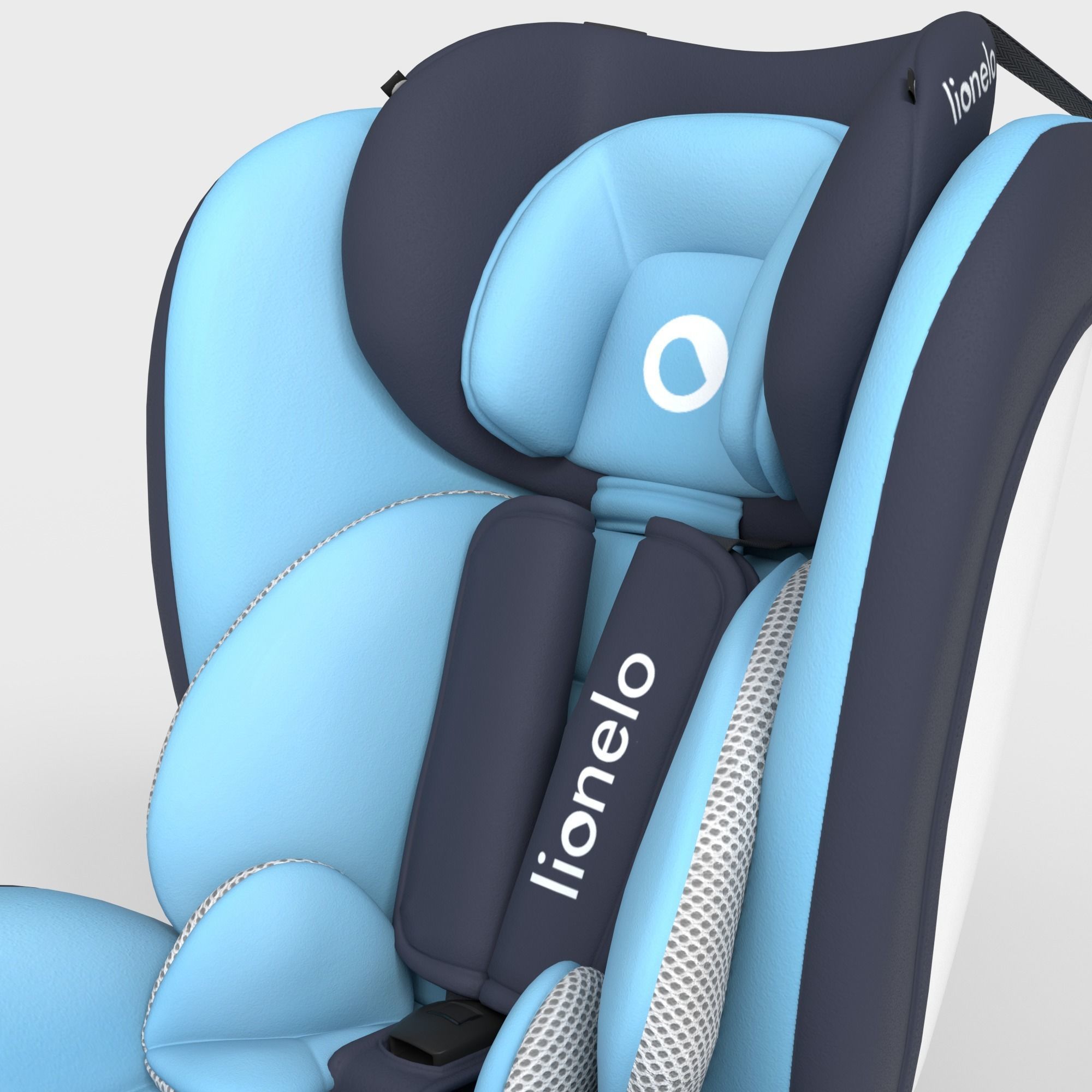 CHILD SAFETY CAR SEAT 3D model_4