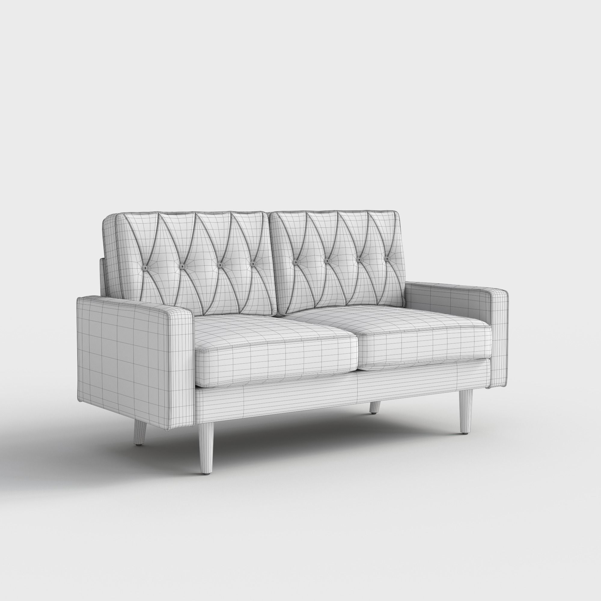 TURQUOISE SOFA  3D model_6