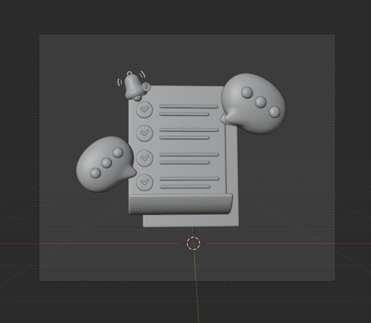 Online Delivery Service 3d Illustration Icon Pack 3D model_17