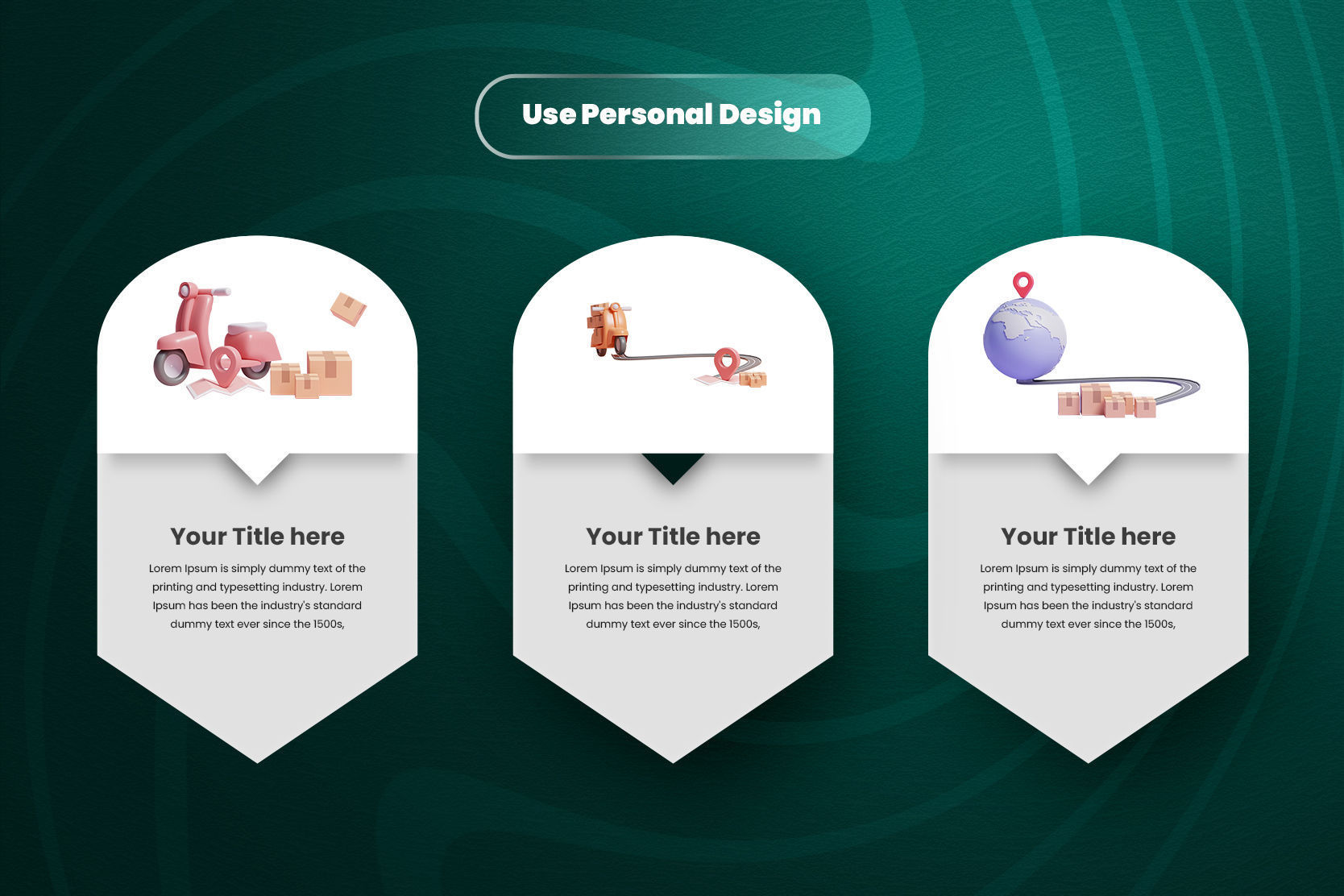 Online Delivery Service 3d Illustration Icon Pack 3D model_3