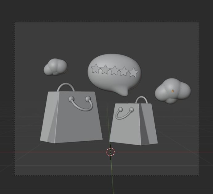 Online Delivery Service 3d Illustration Icon Pack 3D model_22