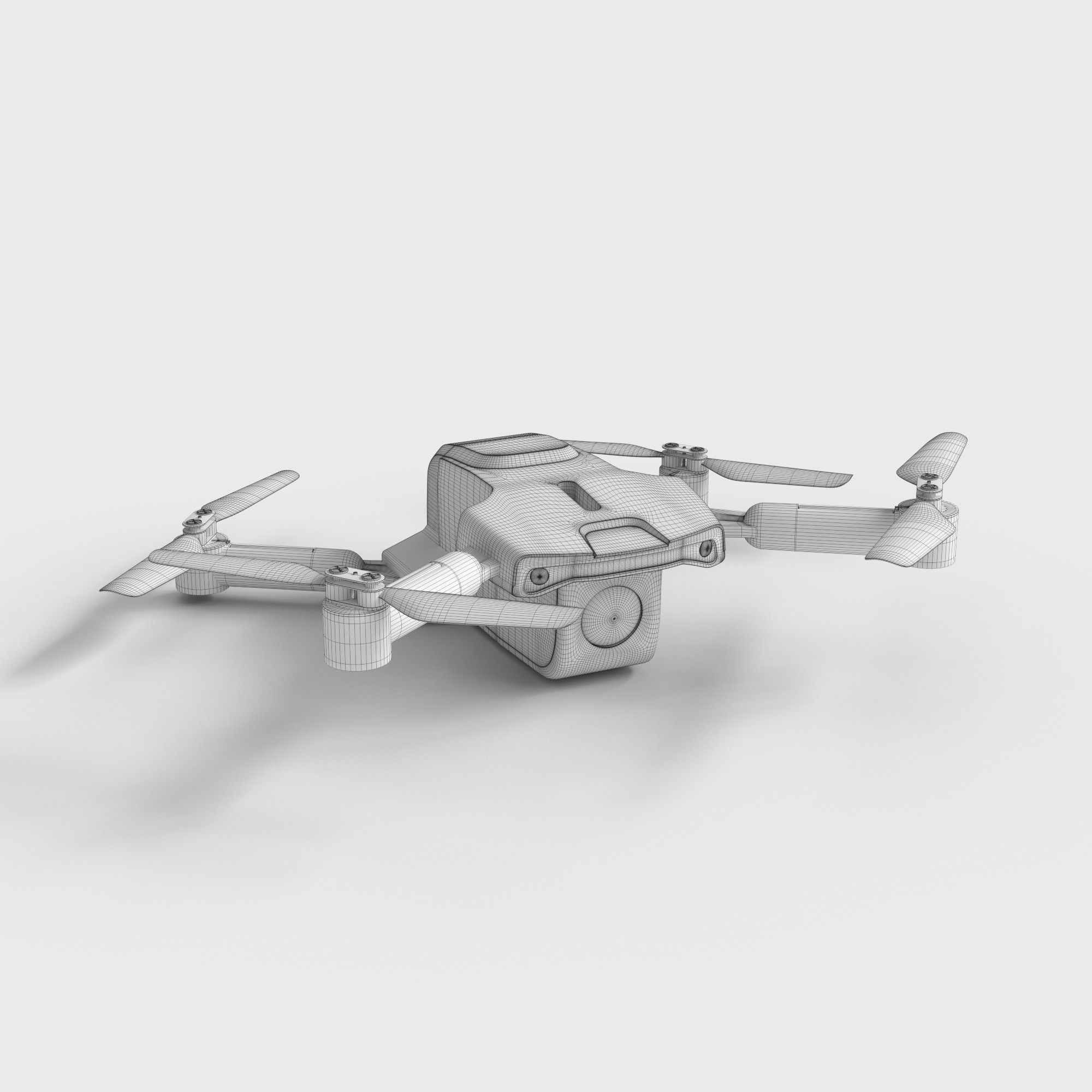 SYMA REMOTE CONTROL DRONE 3D model_4