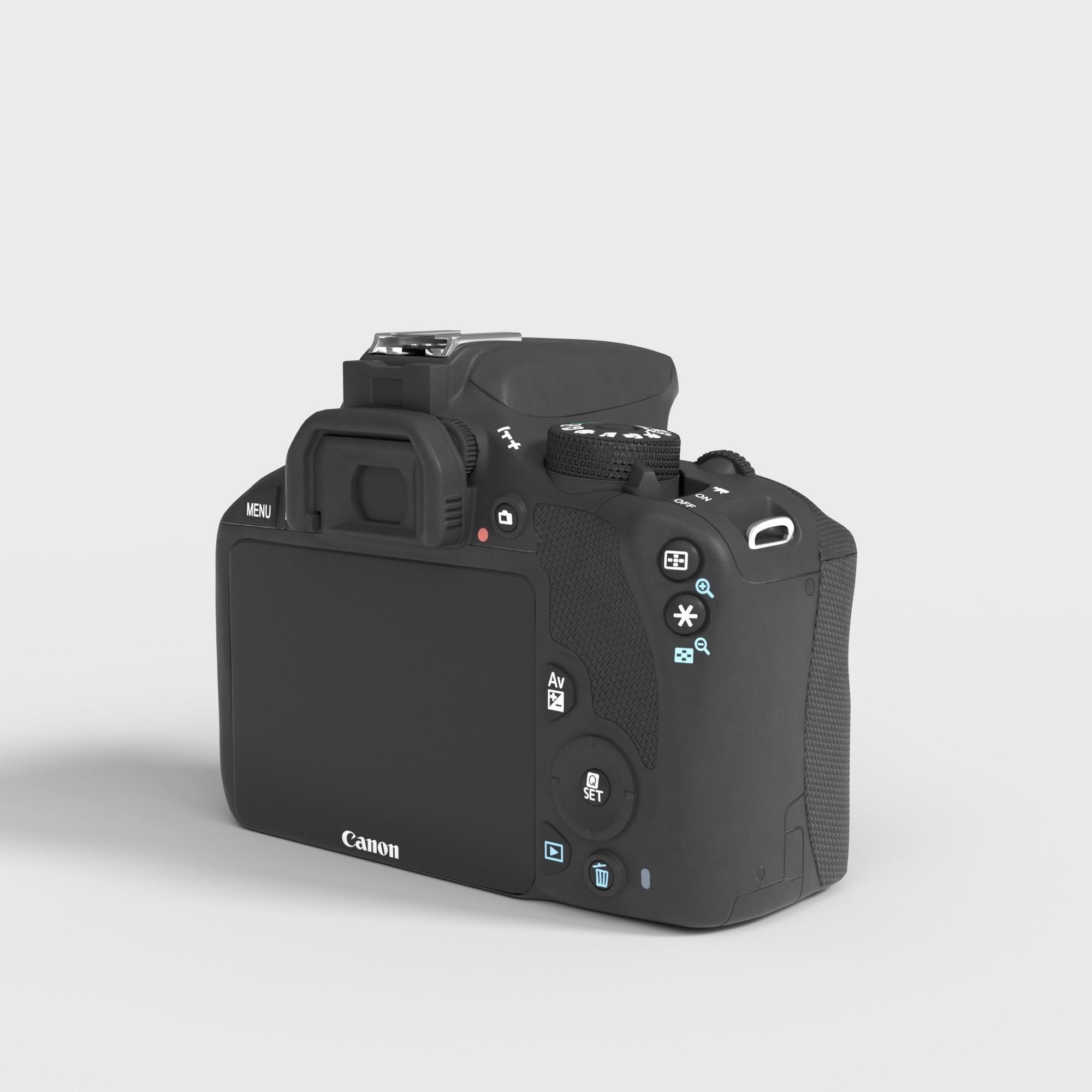 CANNON EOS KISS X7 3D model_4