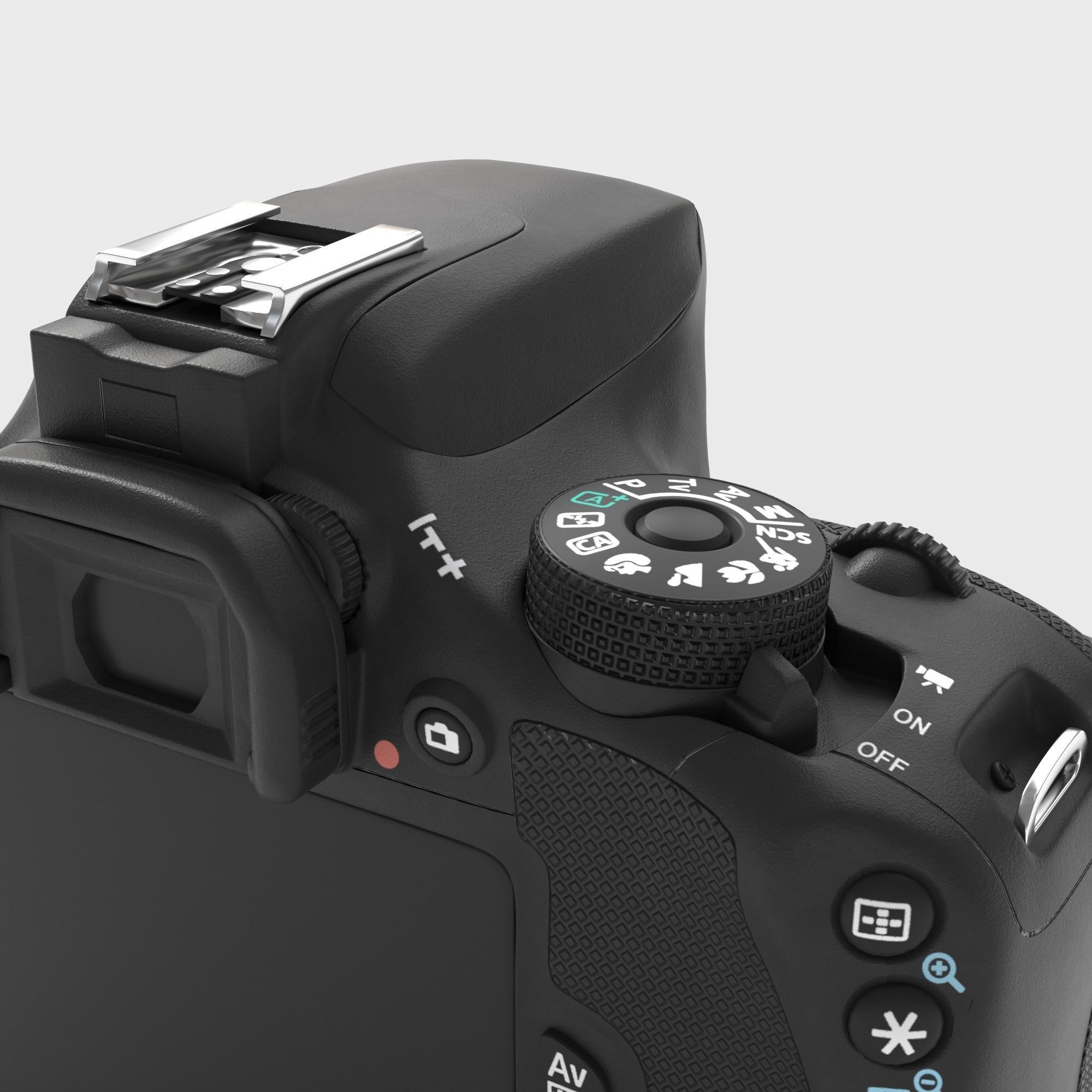 CANNON EOS KISS X7 3D model_5