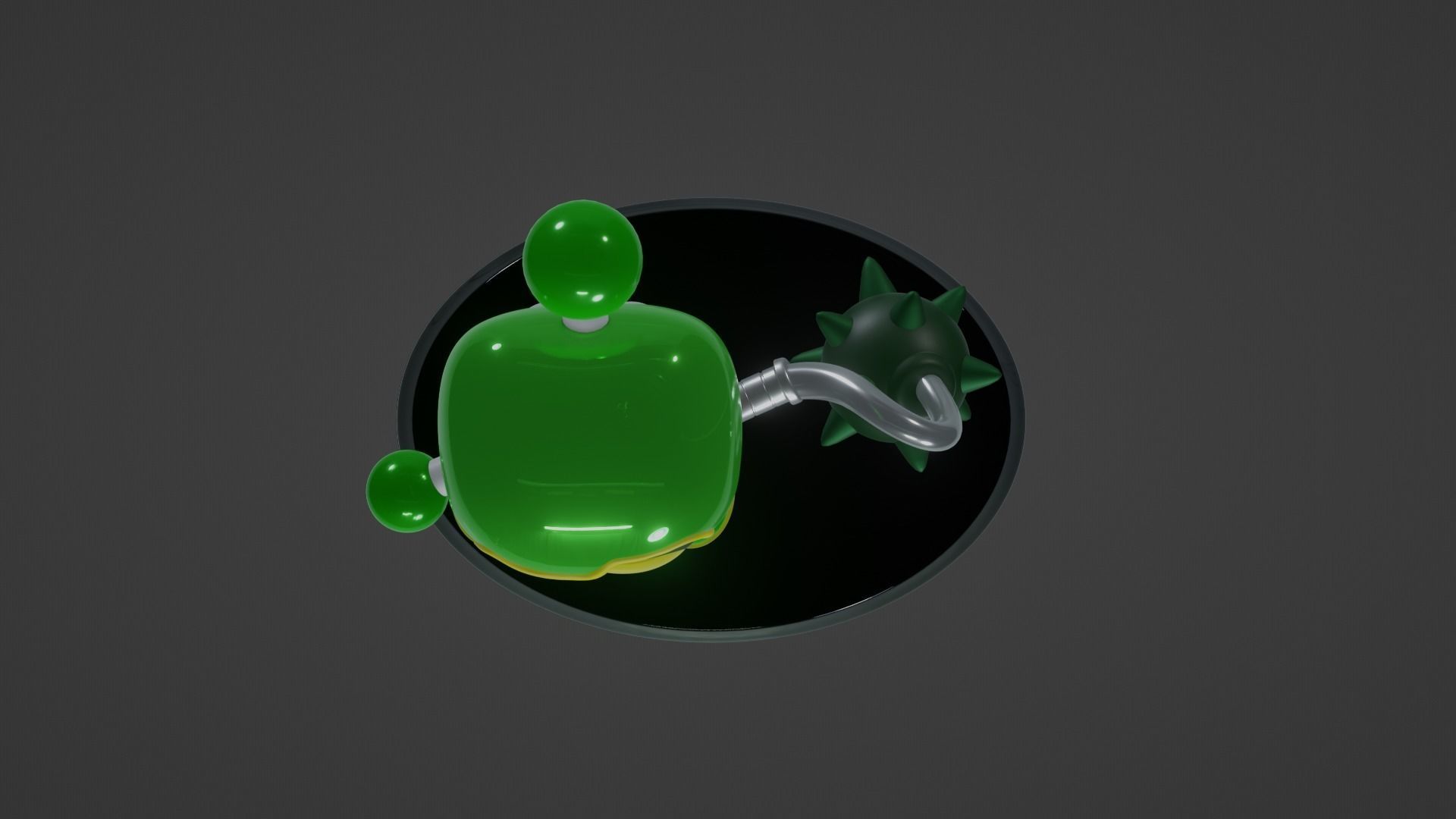 HAMMER BOMBER - SUPER BOMBERMAN 4 FAN ART 3D print model_1