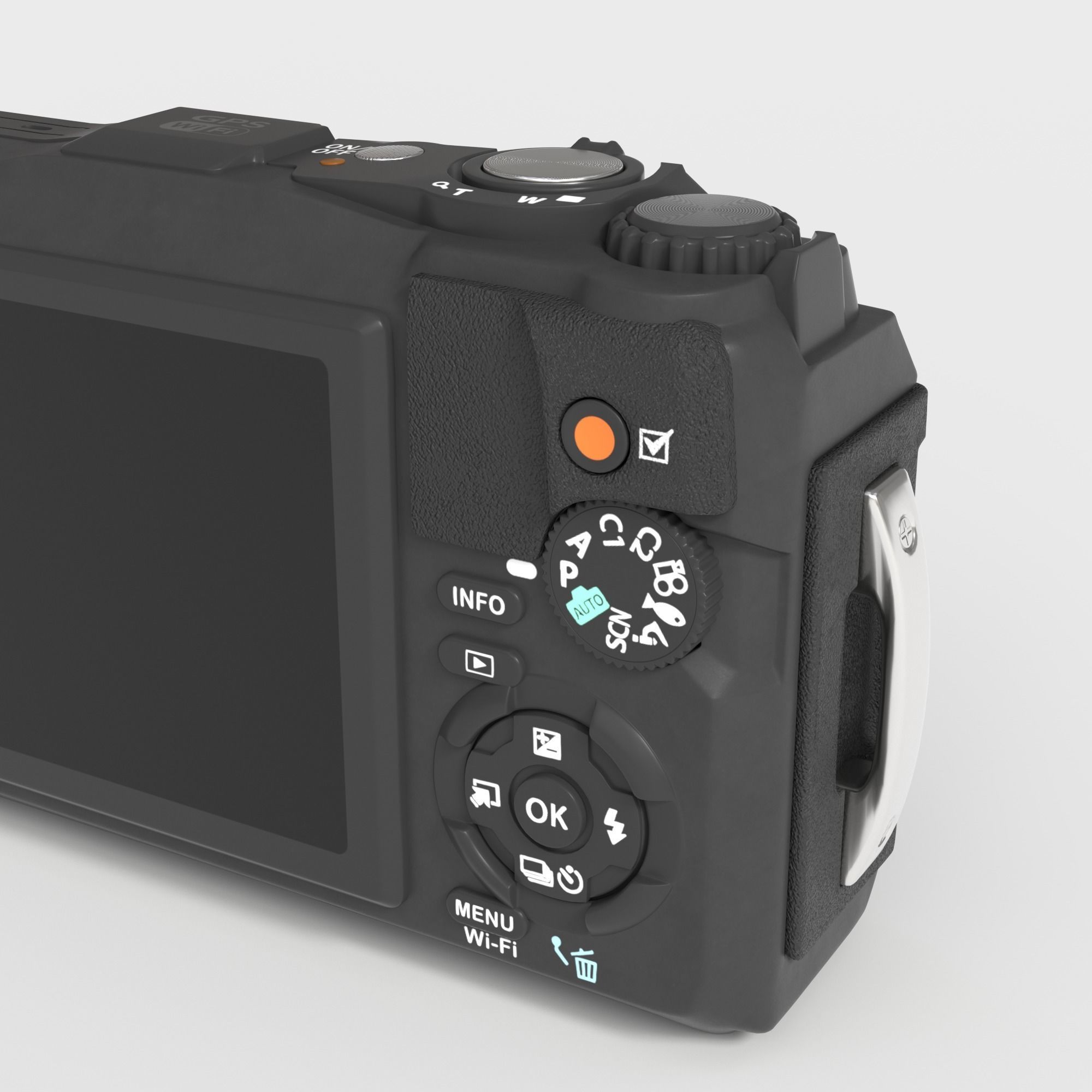 OLYMPUS DIGITAL CAMERA 3D model_4