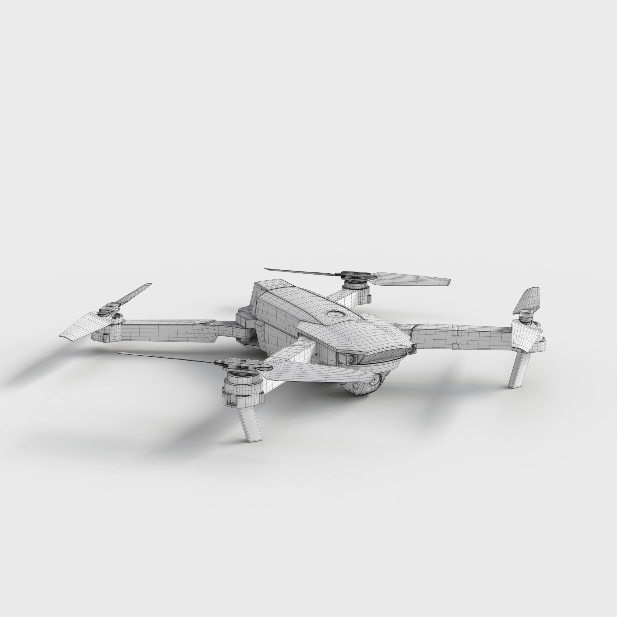QUADCOPTER DRONE 3D model_4