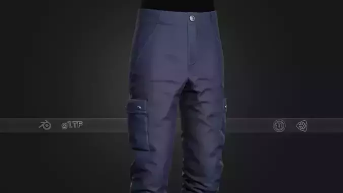 Blue Snowboard Pants Style 1