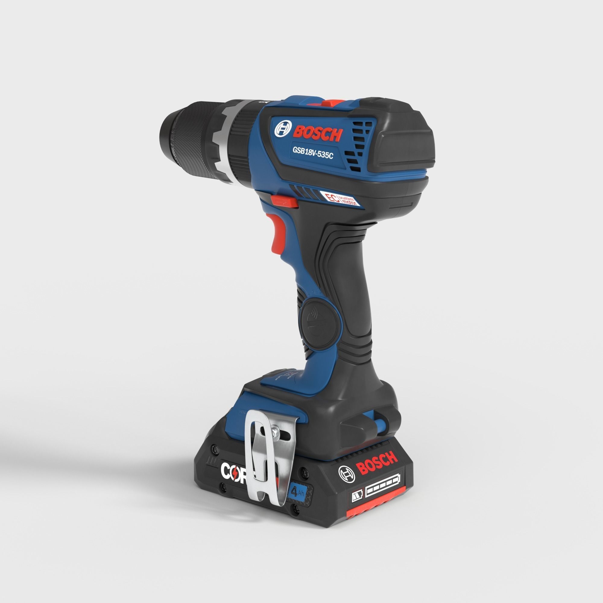 BOSCH ELECTRIC DRILL 3D model_4