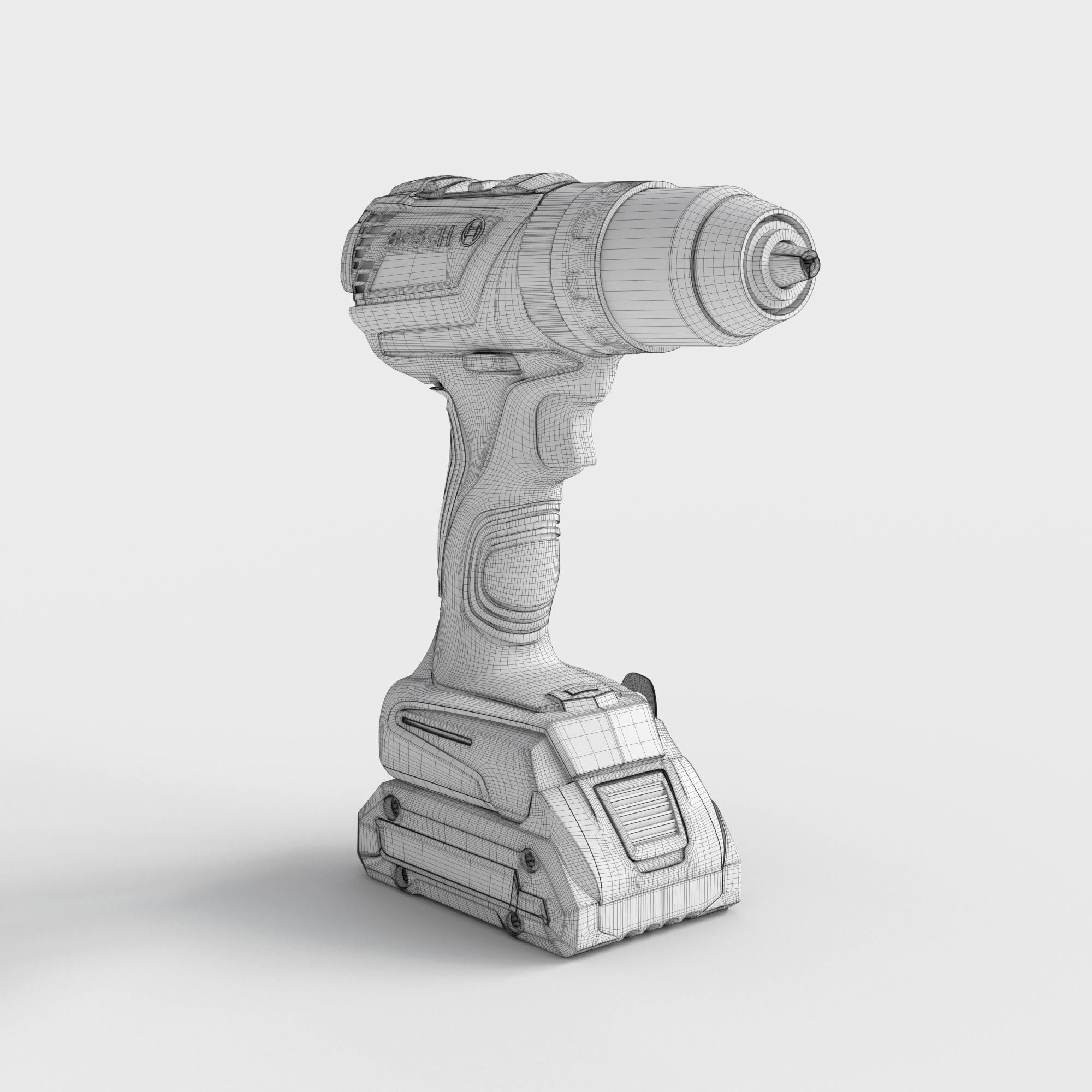 BOSCH ELECTRIC DRILL 3D model_6