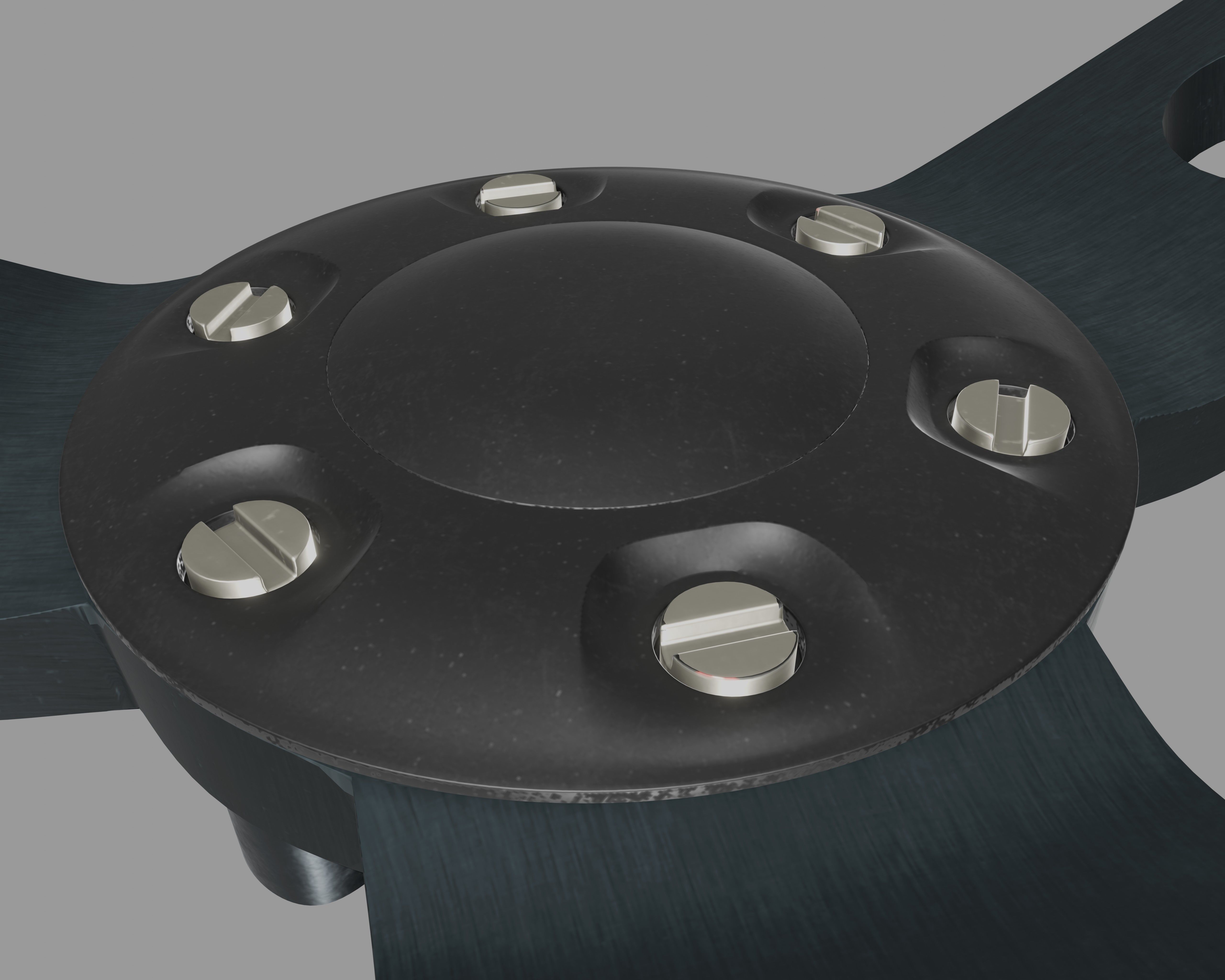 Car Steering Wheel Free 3D model_4