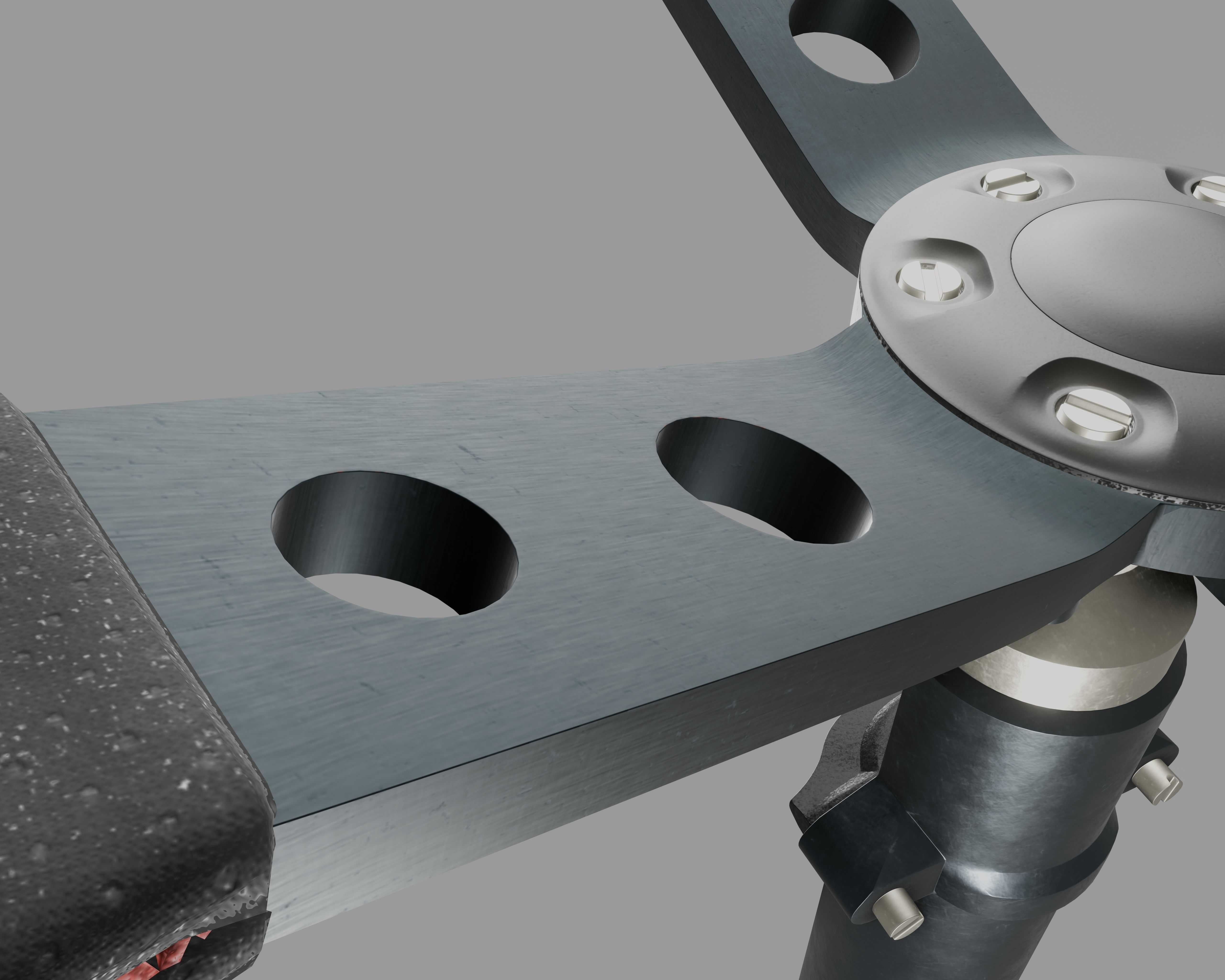 Car Steering Wheel Free 3D model_3