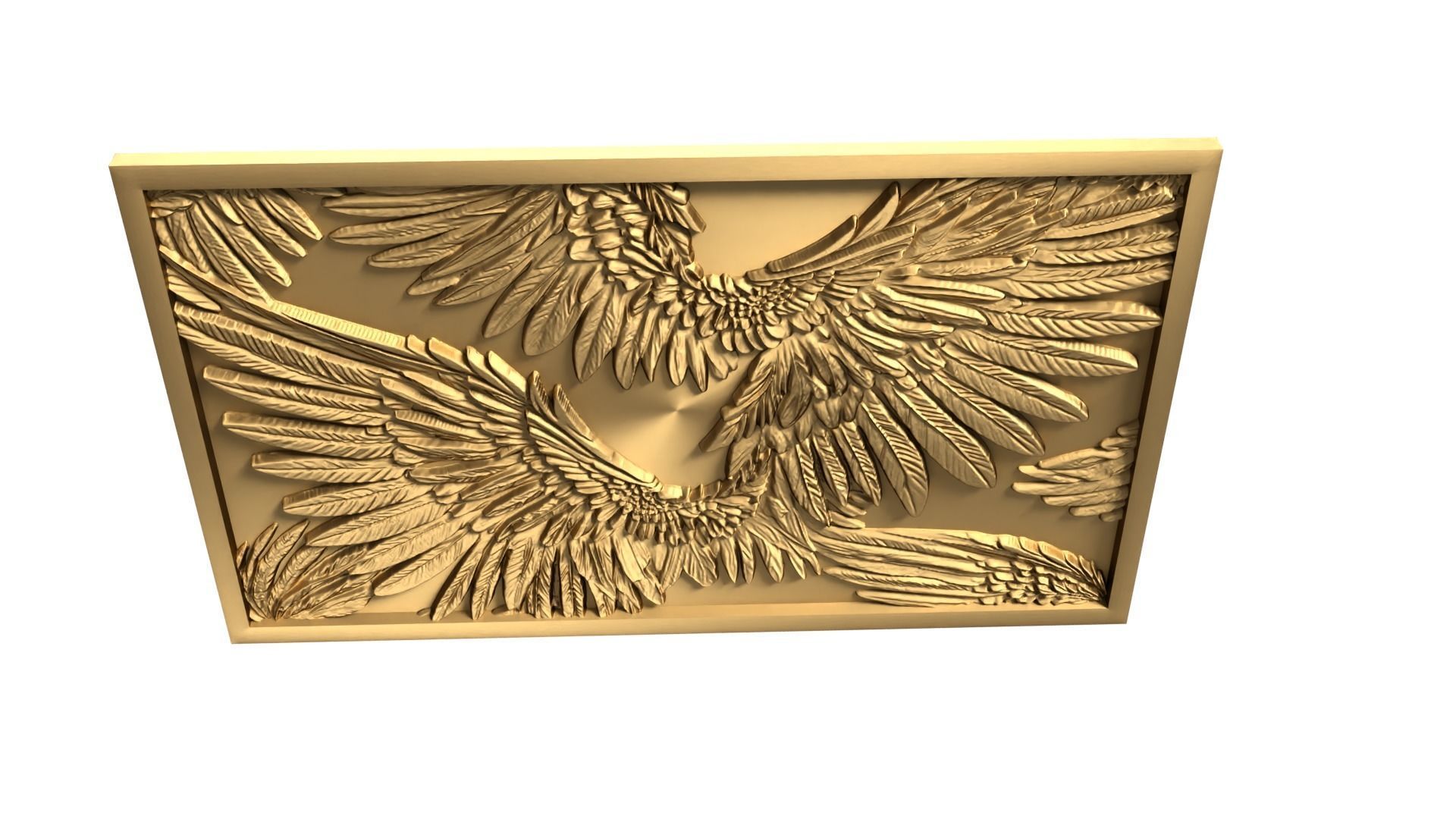 Modern Wall Panel Relief for CNC and 3D Printing 04 3D print model_7