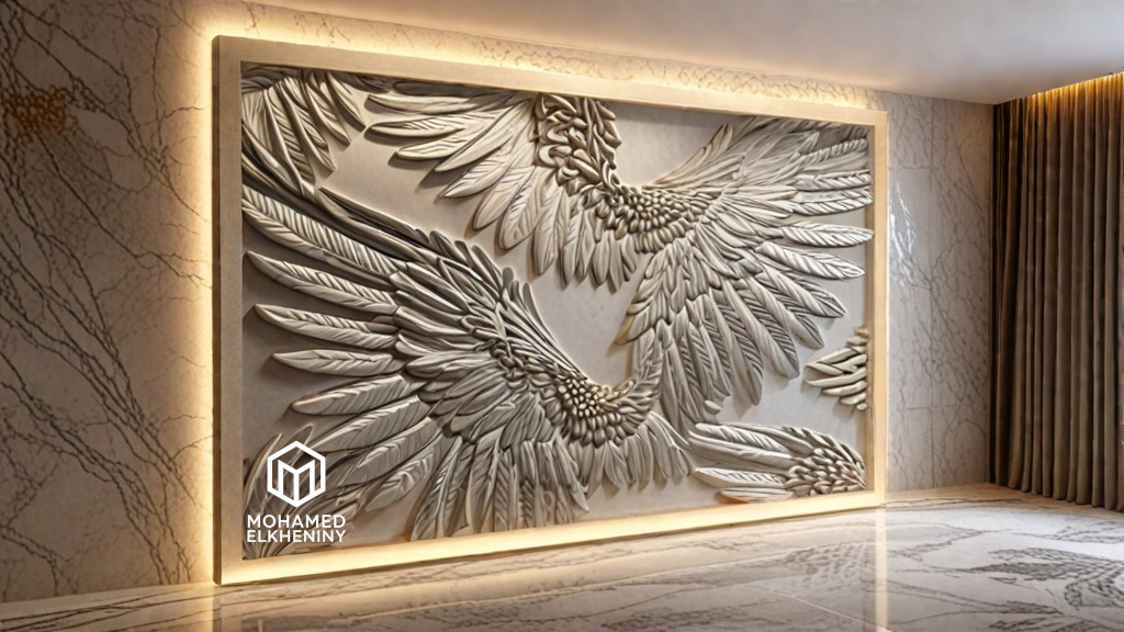 Modern Wall Panel Relief for CNC and 3D Printing 04 3D print model_10