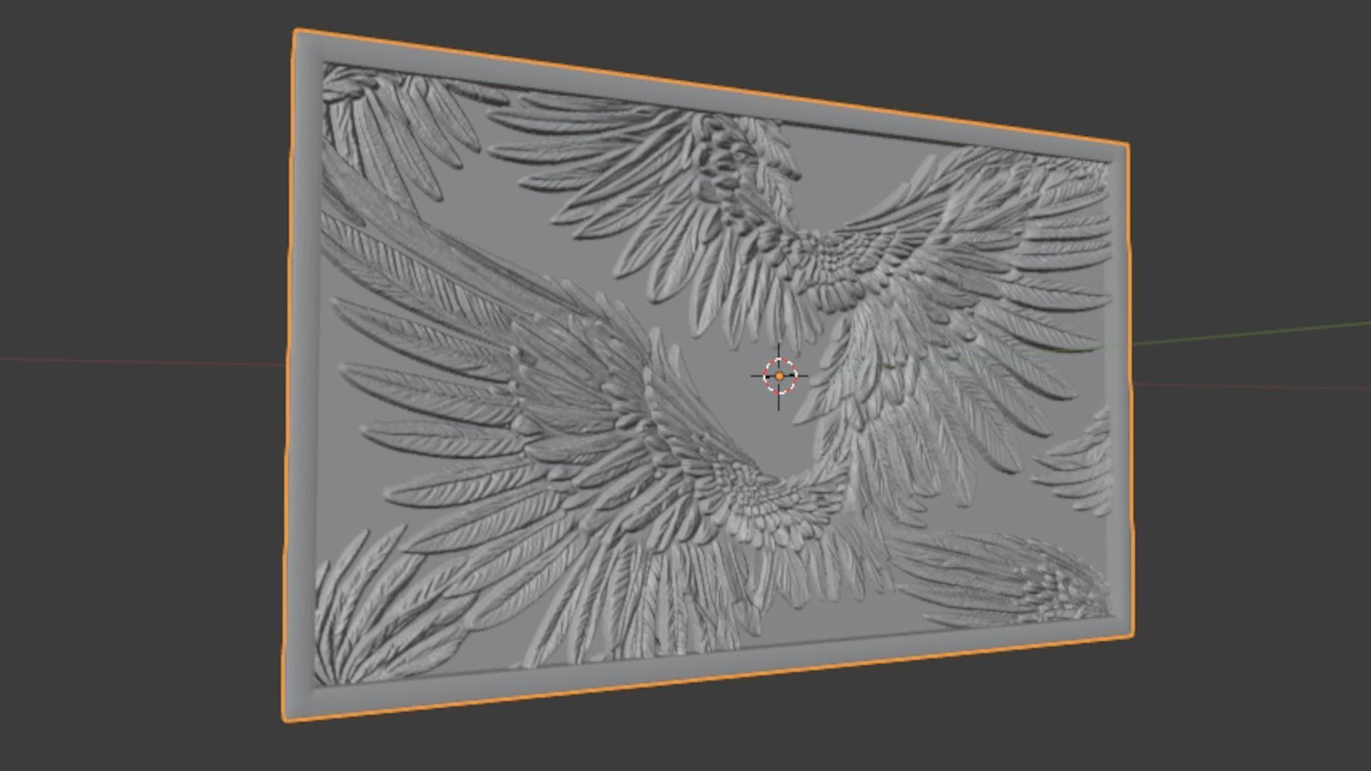 Modern Wall Panel Relief for CNC and 3D Printing 04 3D print model_4