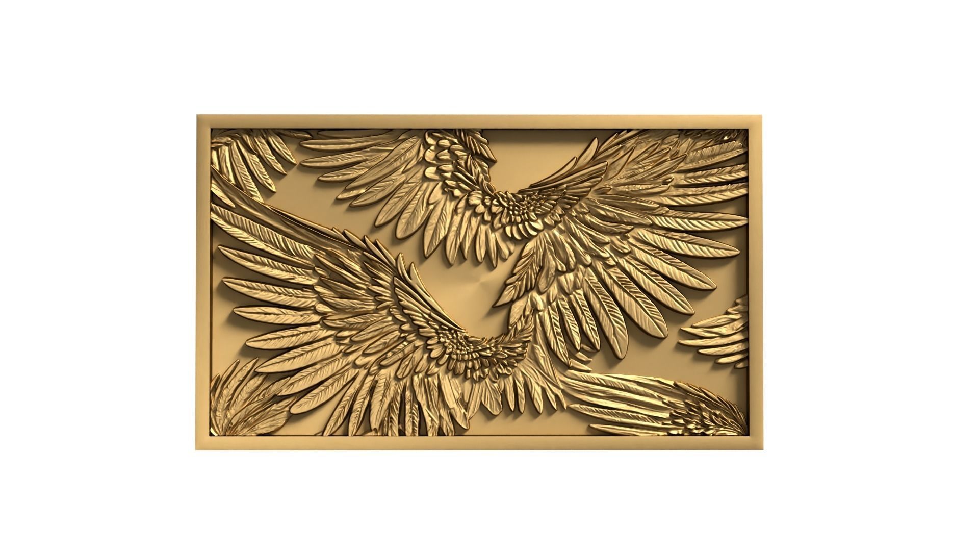 Modern Wall Panel Relief for CNC and 3D Printing 04 3D print model_1