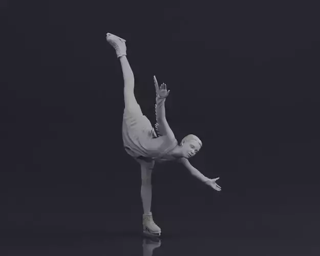 S00086 Figure skater 3dp 3D print model