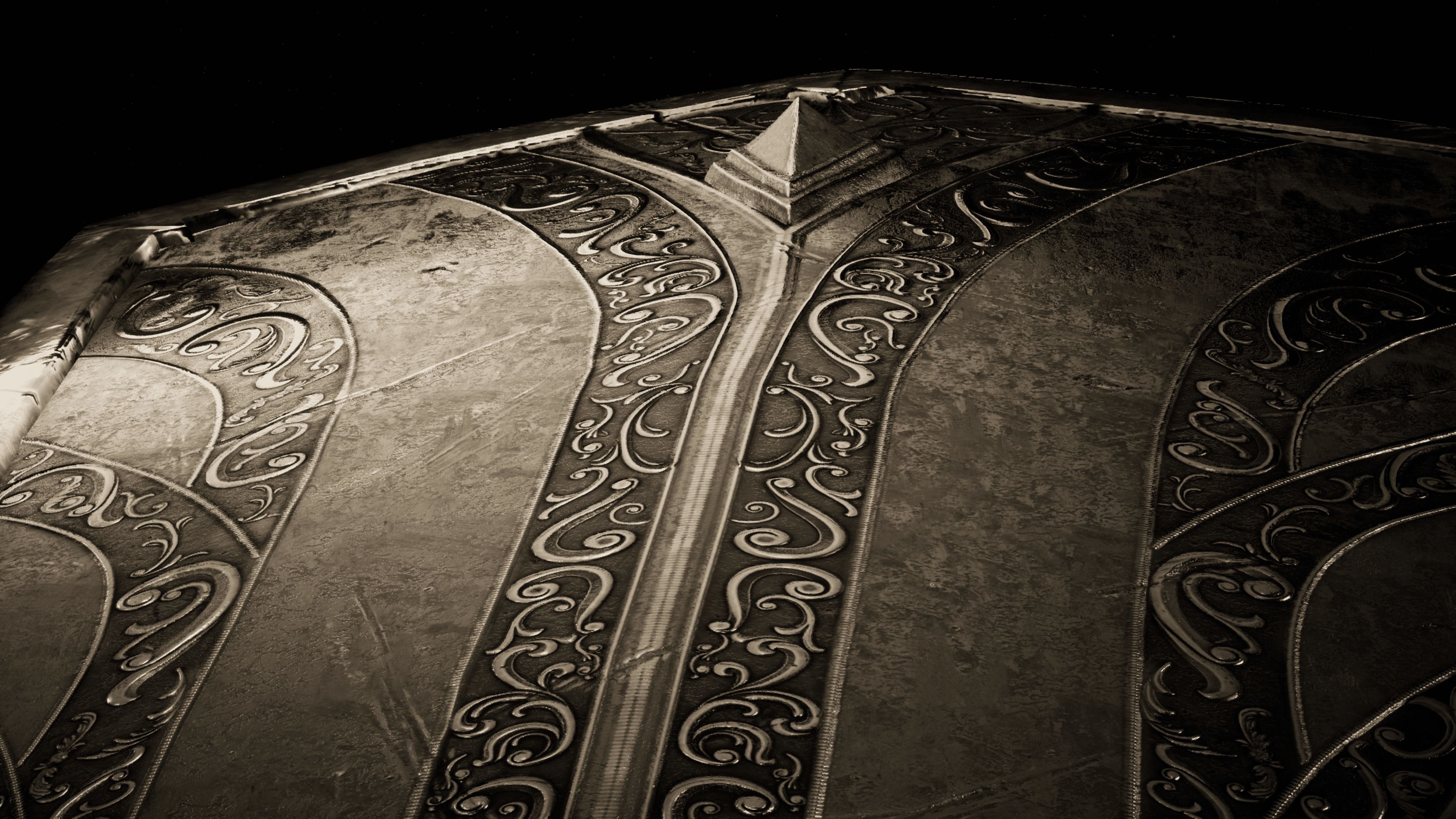 Paladin Shield Low-poly 3D model_2