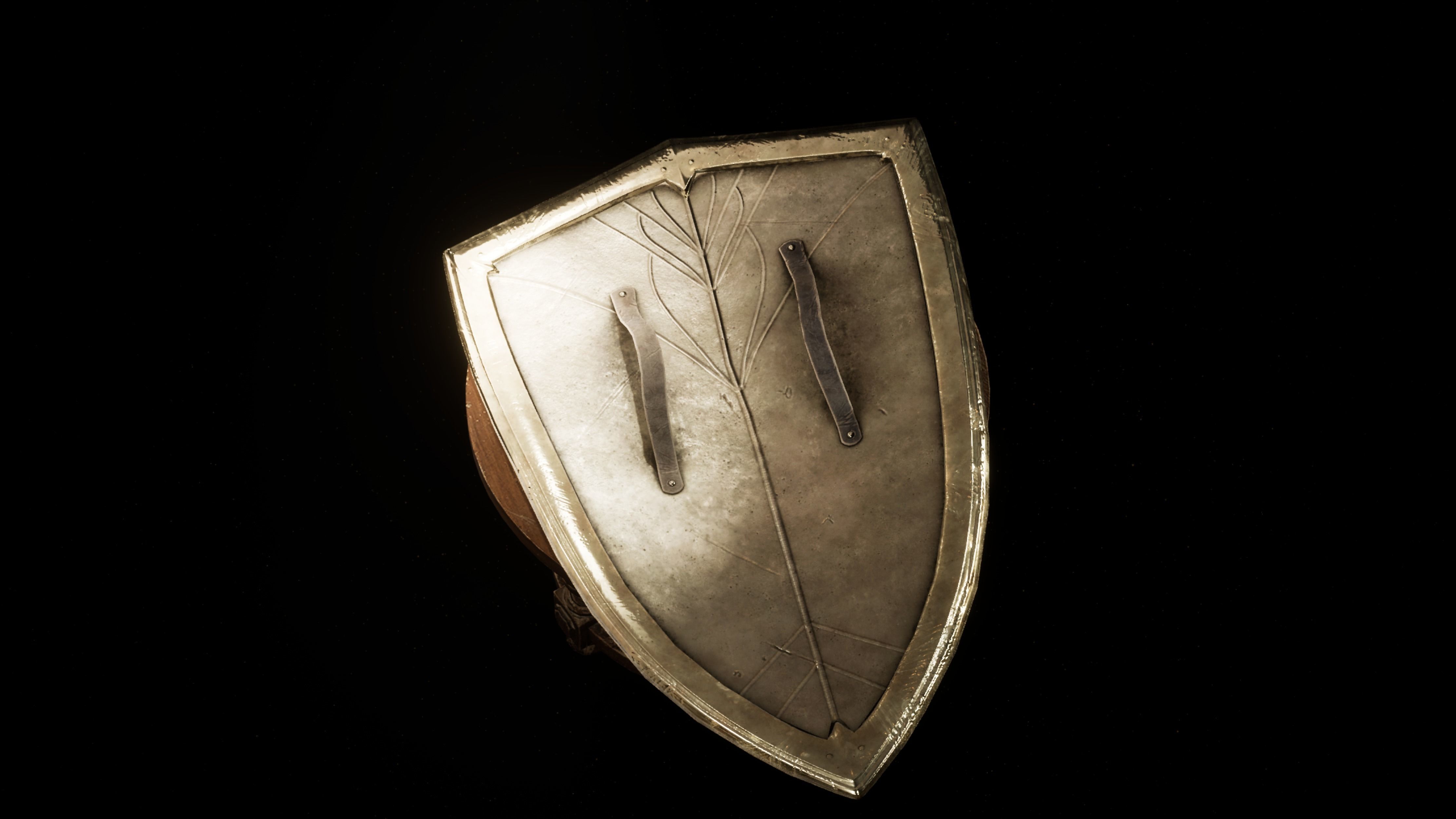 Paladin Shield Low-poly 3D model_3