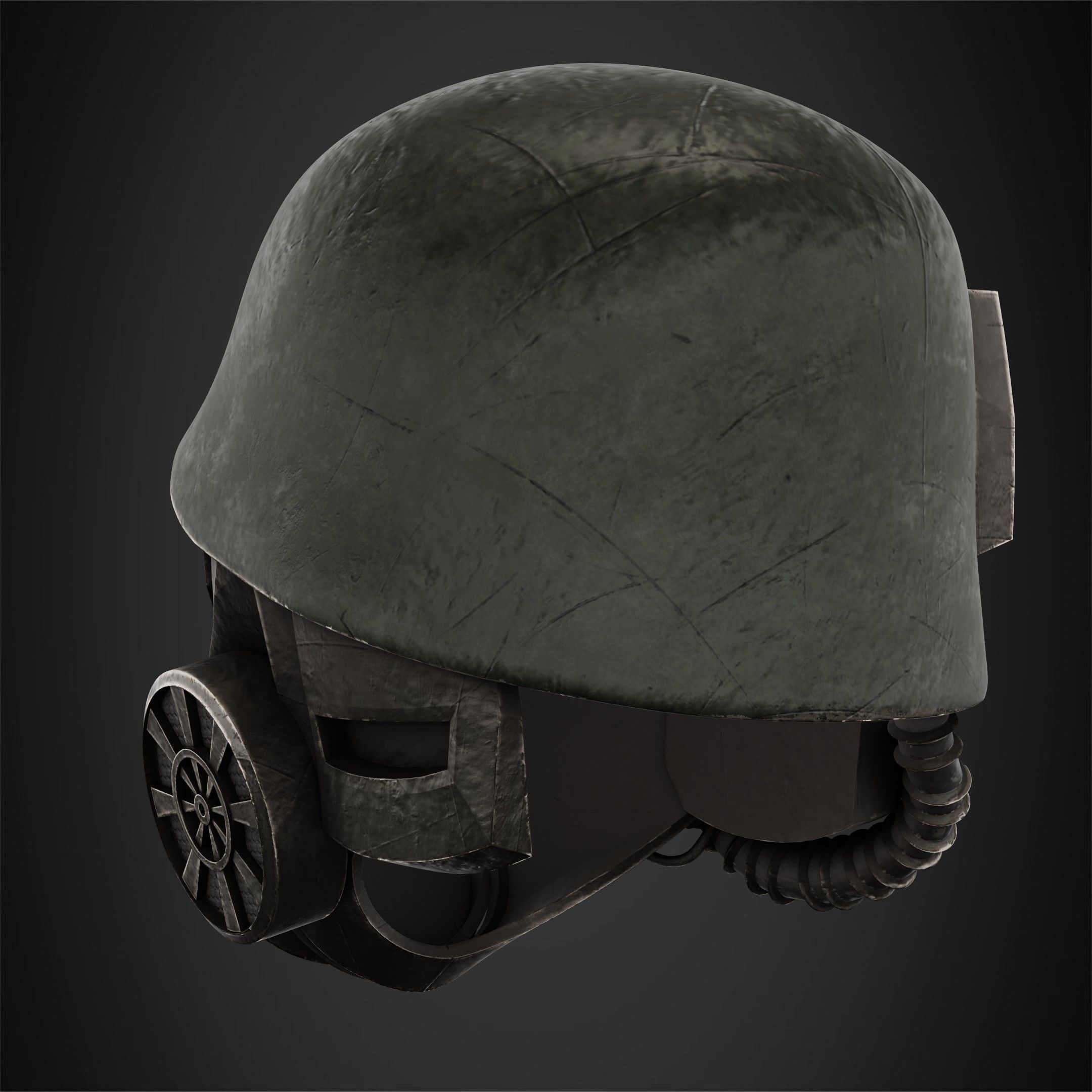 Fallout NCR Veteran Ranger Helmet for Cosplay 3D print model_6