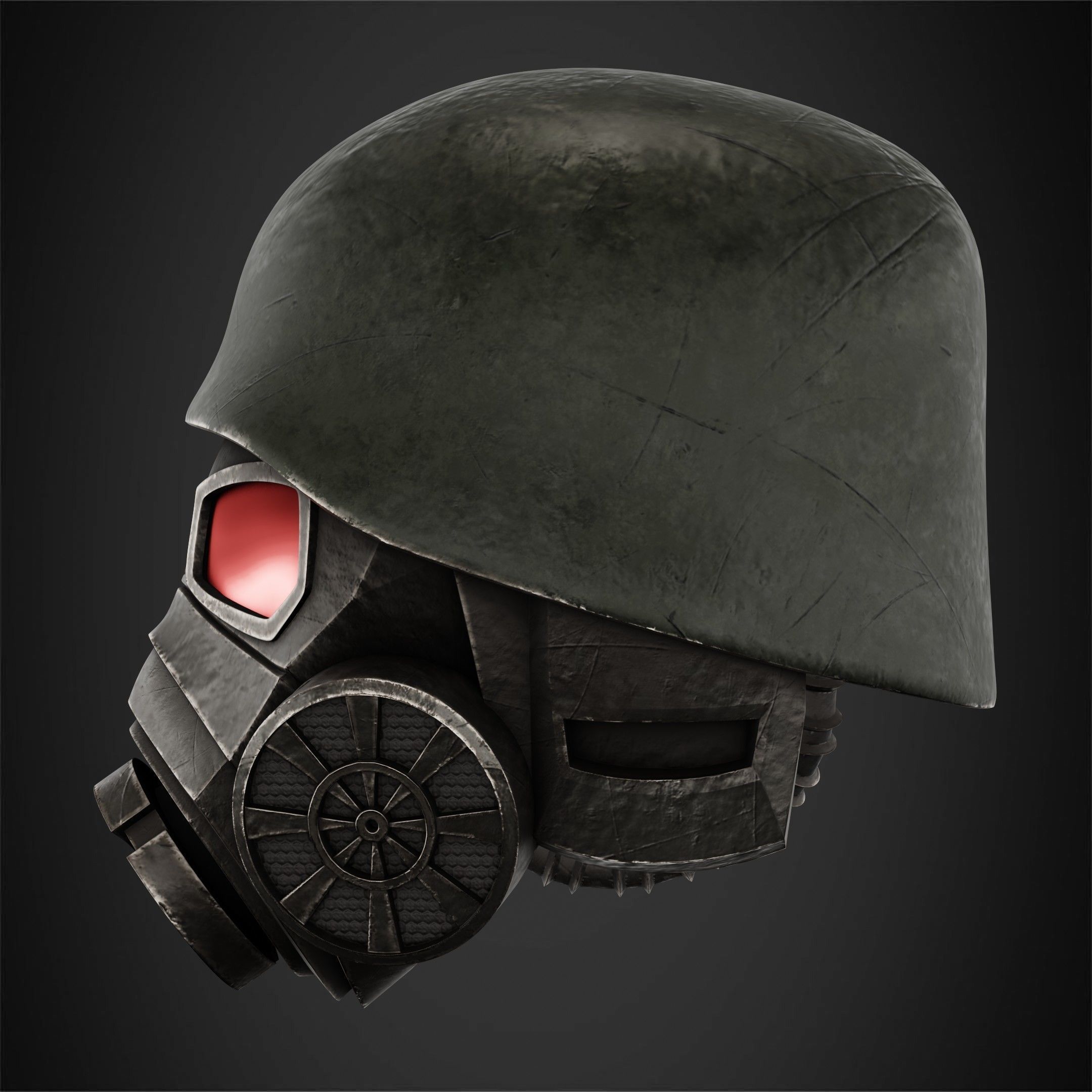 Fallout NCR Veteran Ranger Helmet for Cosplay 3D print model_5
