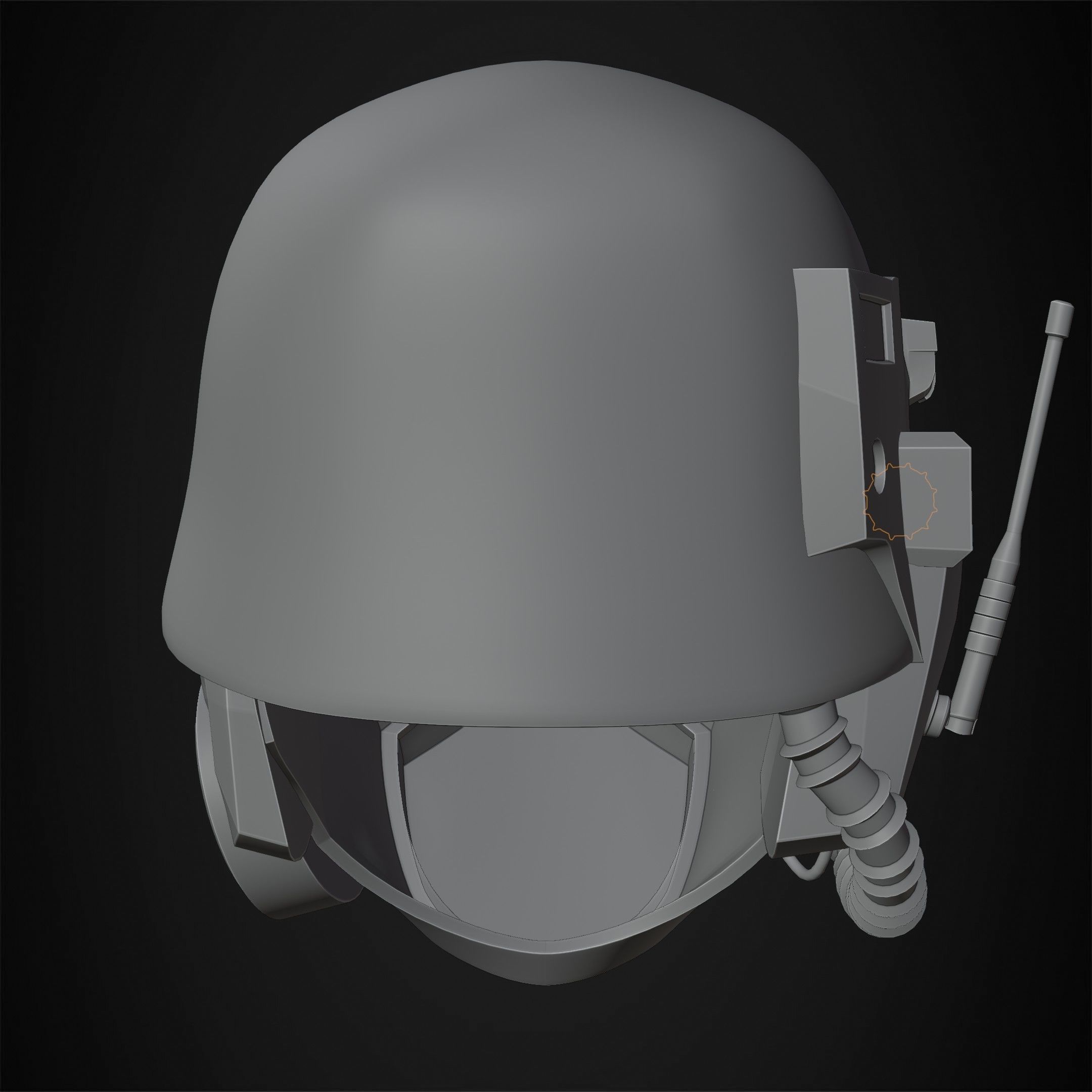 Fallout NCR Veteran Ranger Helmet for Cosplay 3D print model_19