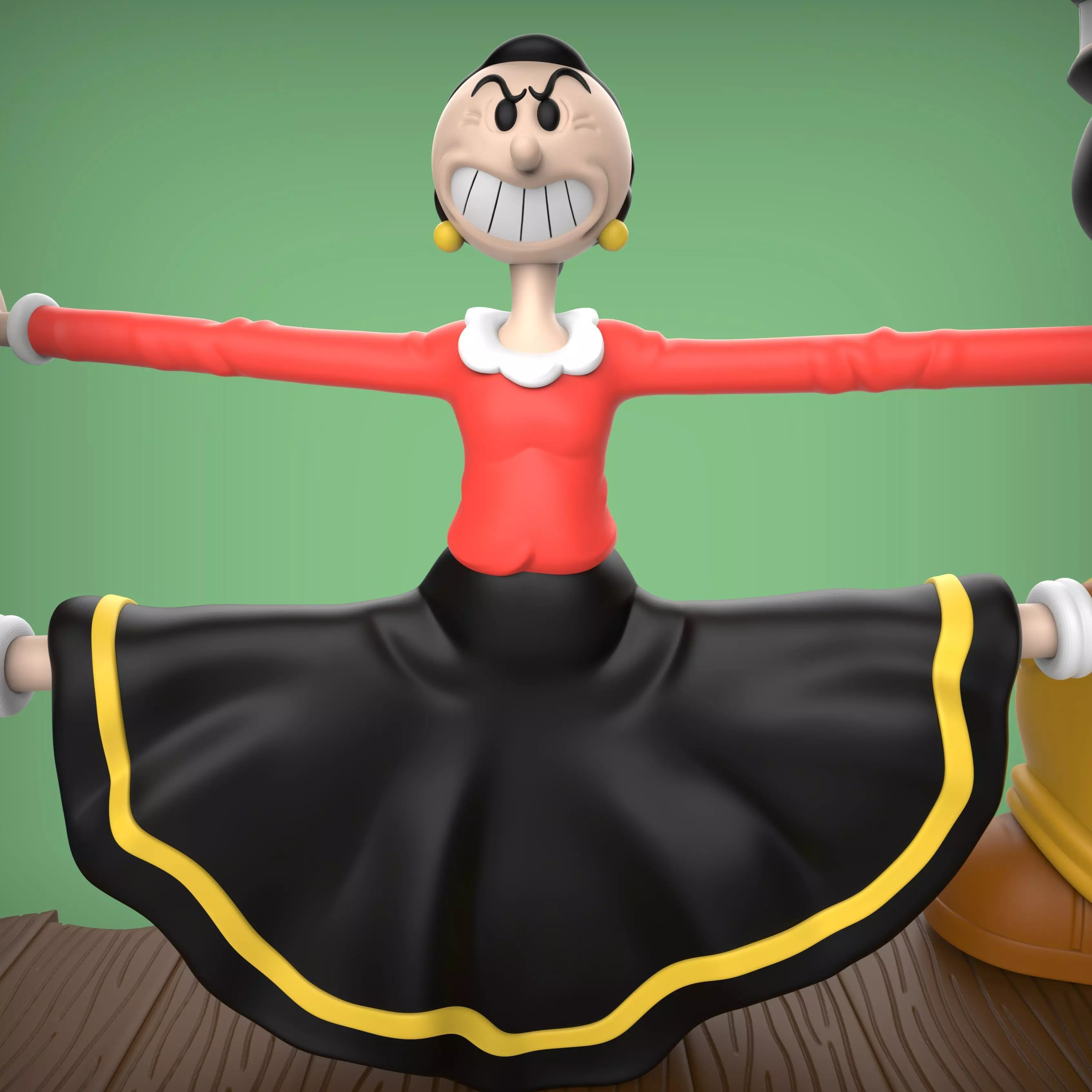 POPEYE OLIVIA Y BRUTUS 3D print model_4